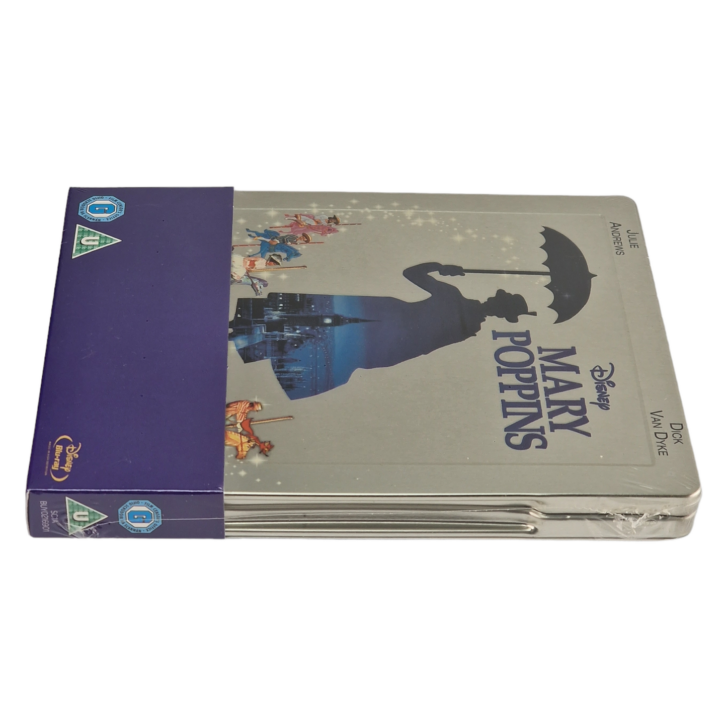 Mary Poppins Blu-ray SteelBook Débossé Disney Zavvi éditi Limitée 2014 Zone Libre