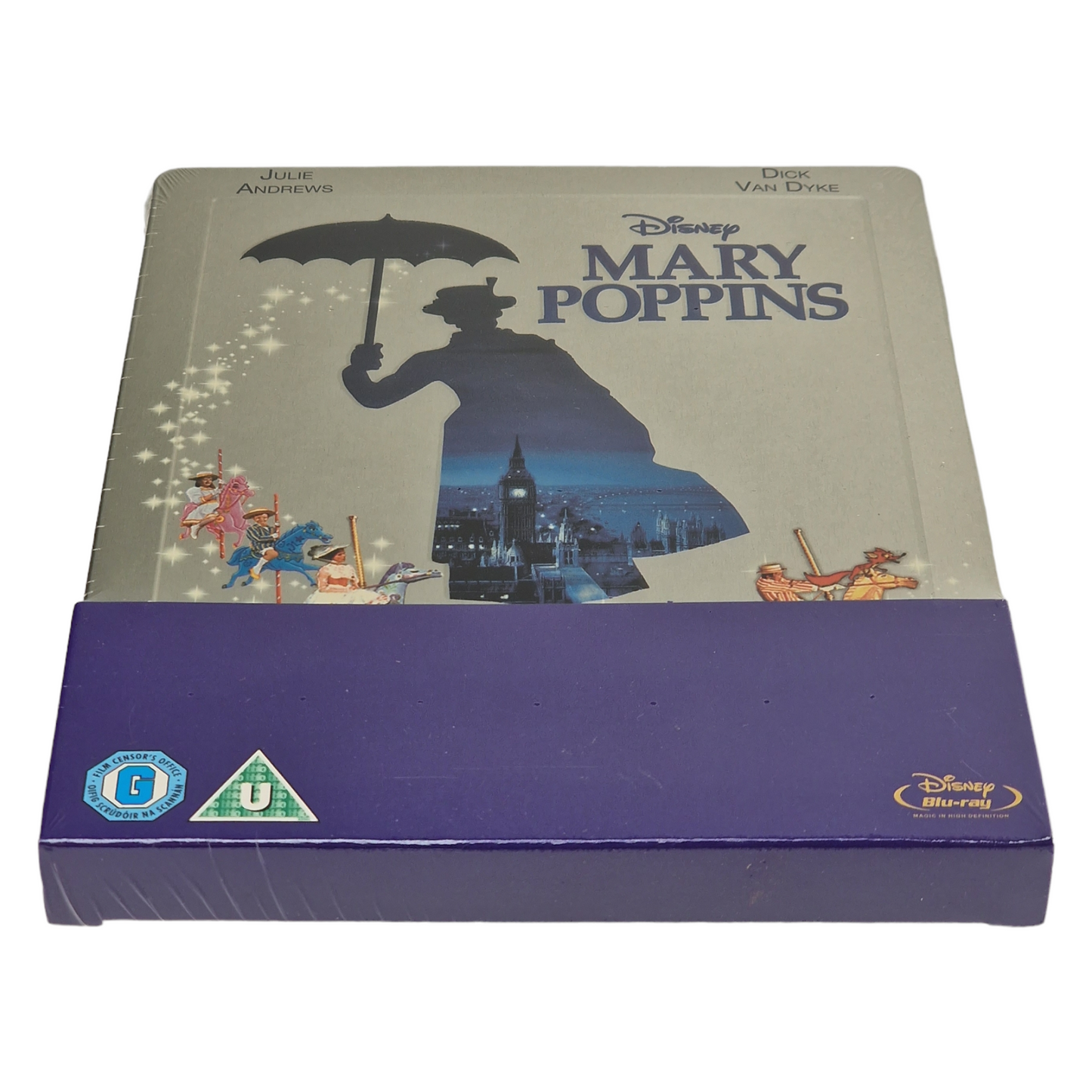 Mary Poppins Blu-ray SteelBook Débossé Disney Zavvi éditi Limitée 2014 Zone Libre