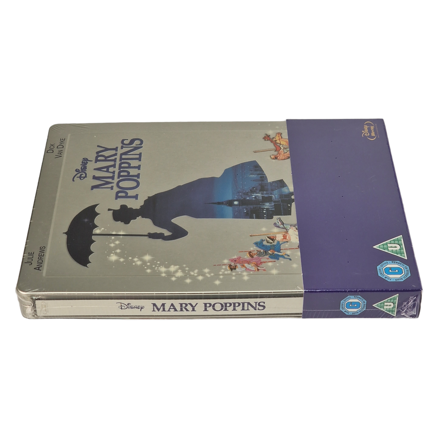 Mary Poppins Blu-ray SteelBook Débossé Disney Zavvi éditi Limitée 2014 Zone Libre