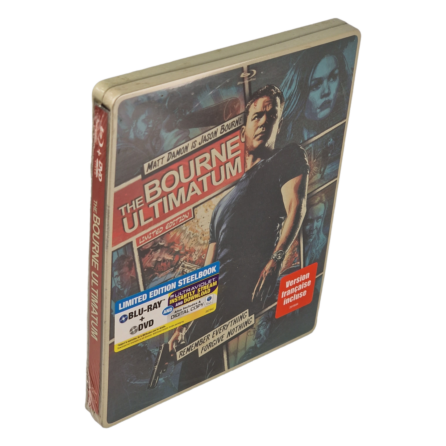 The Bourne Ultimatum : Blu-ray + DVD steelbook Comic Book édition 2014 Zone A