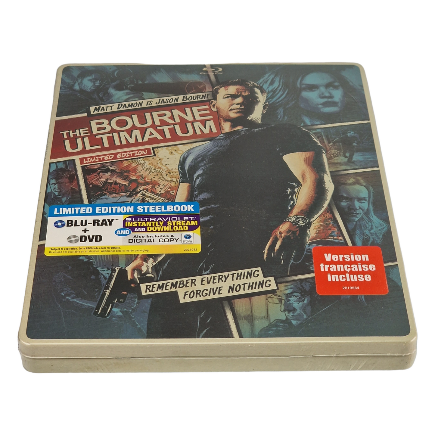 The Bourne Ultimatum : Blu-ray + DVD steelbook Comic Book édition 2014 Zone A