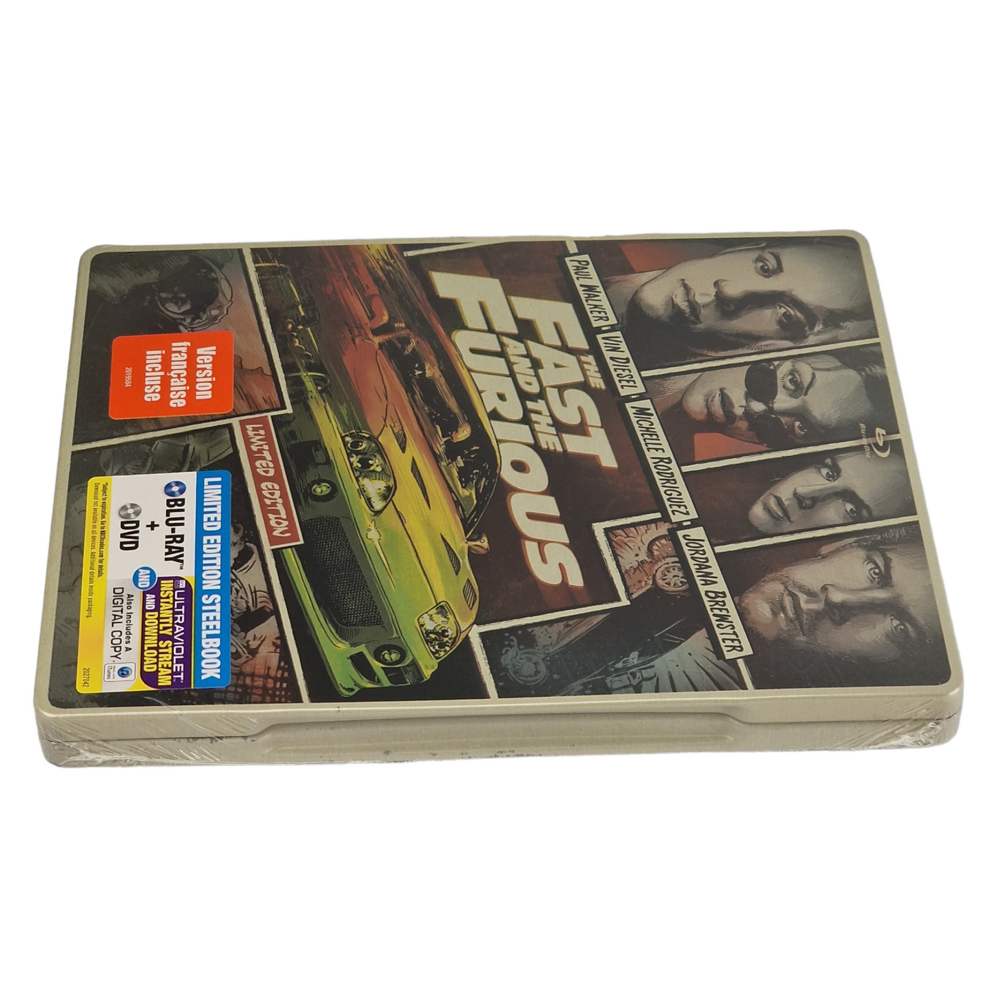 Fast and the Furious : Blu-ray + DVD steelbook Comic Book édition 2014 Zone A