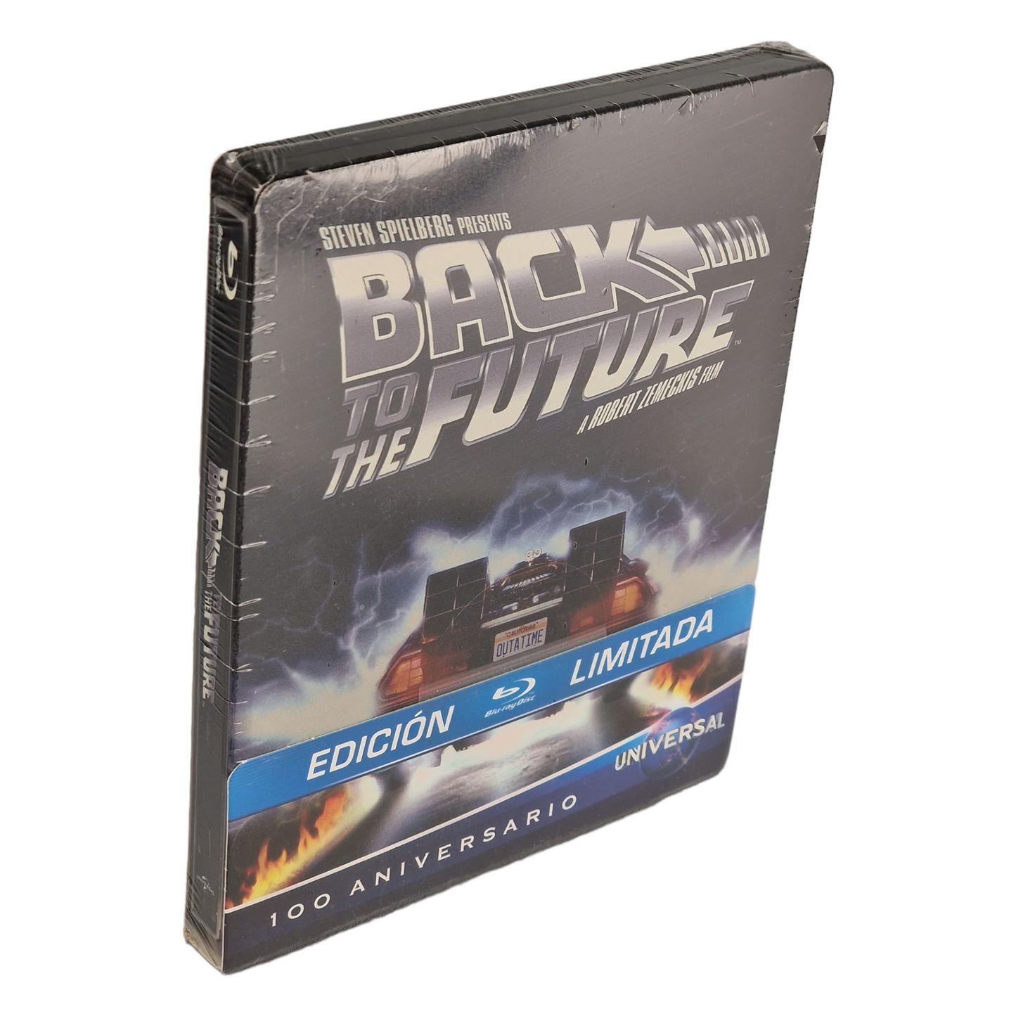 Retour vers le futur Blu-ray SteelBook Robert Zemeckis-Michael J. Fox 2012 B-A