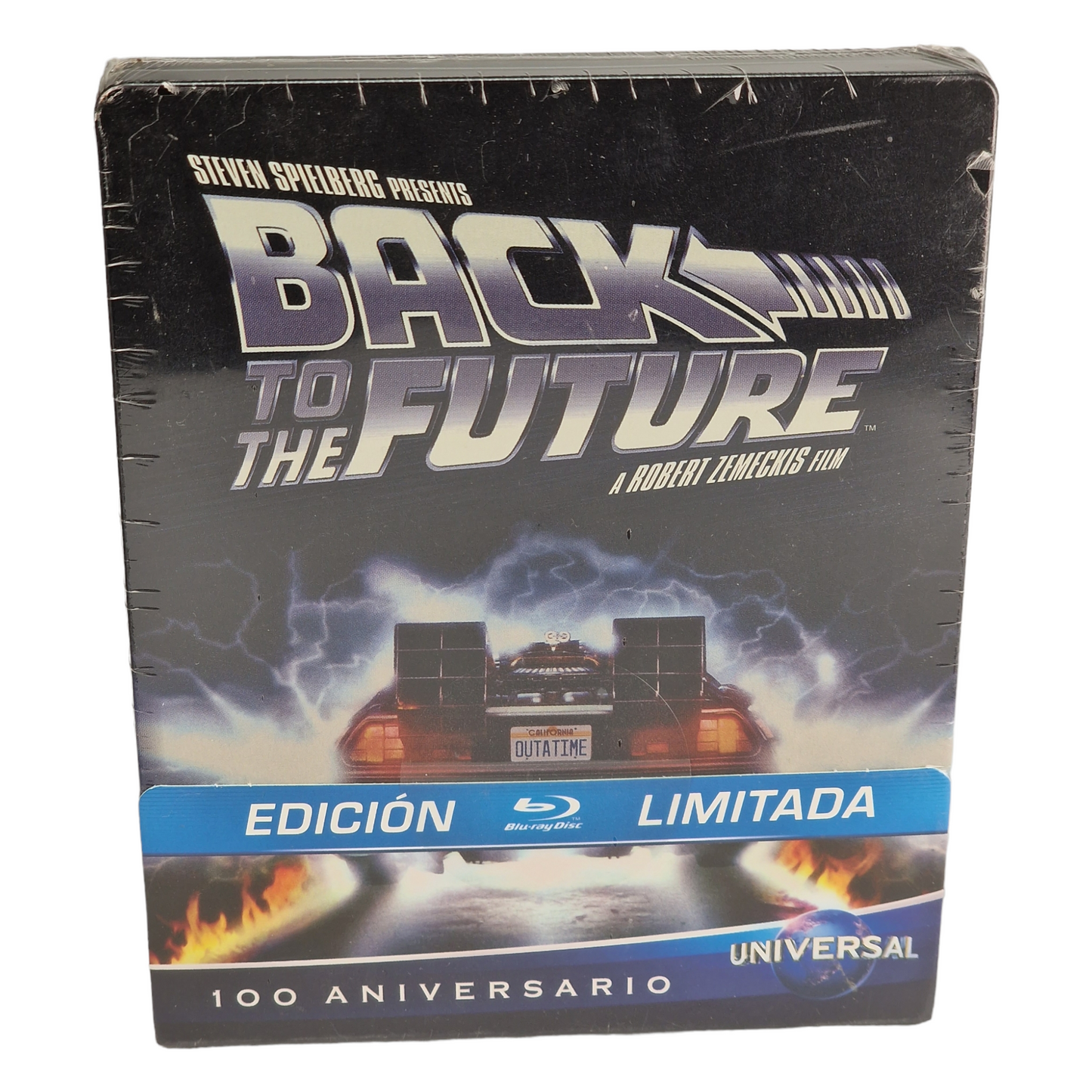 Retour vers le futur Blu-ray SteelBook Robert Zemeckis-Michael J. Fox 2012 B-A