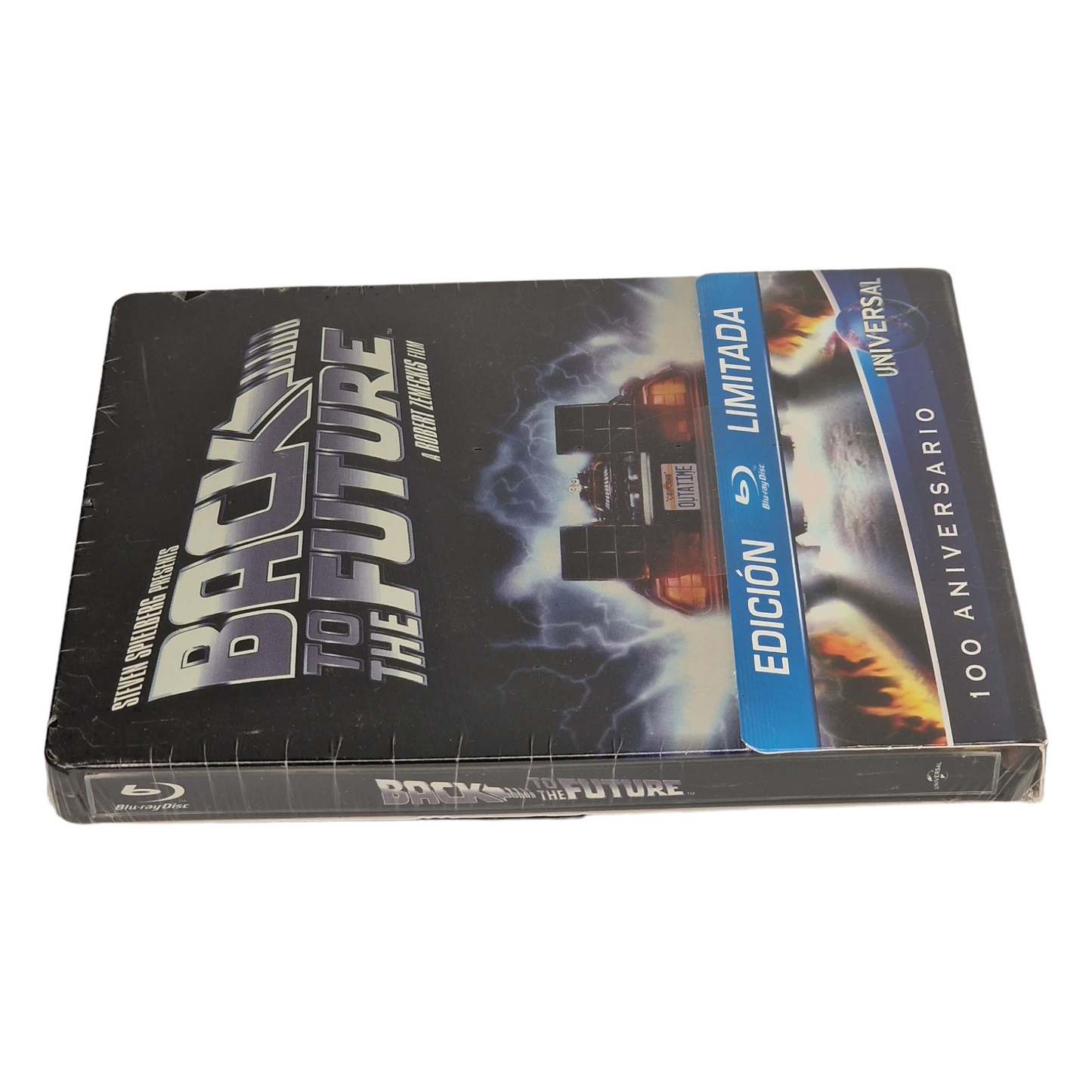 Retour vers le futur Blu-ray SteelBook Robert Zemeckis-Michael J. Fox 2012 B-A