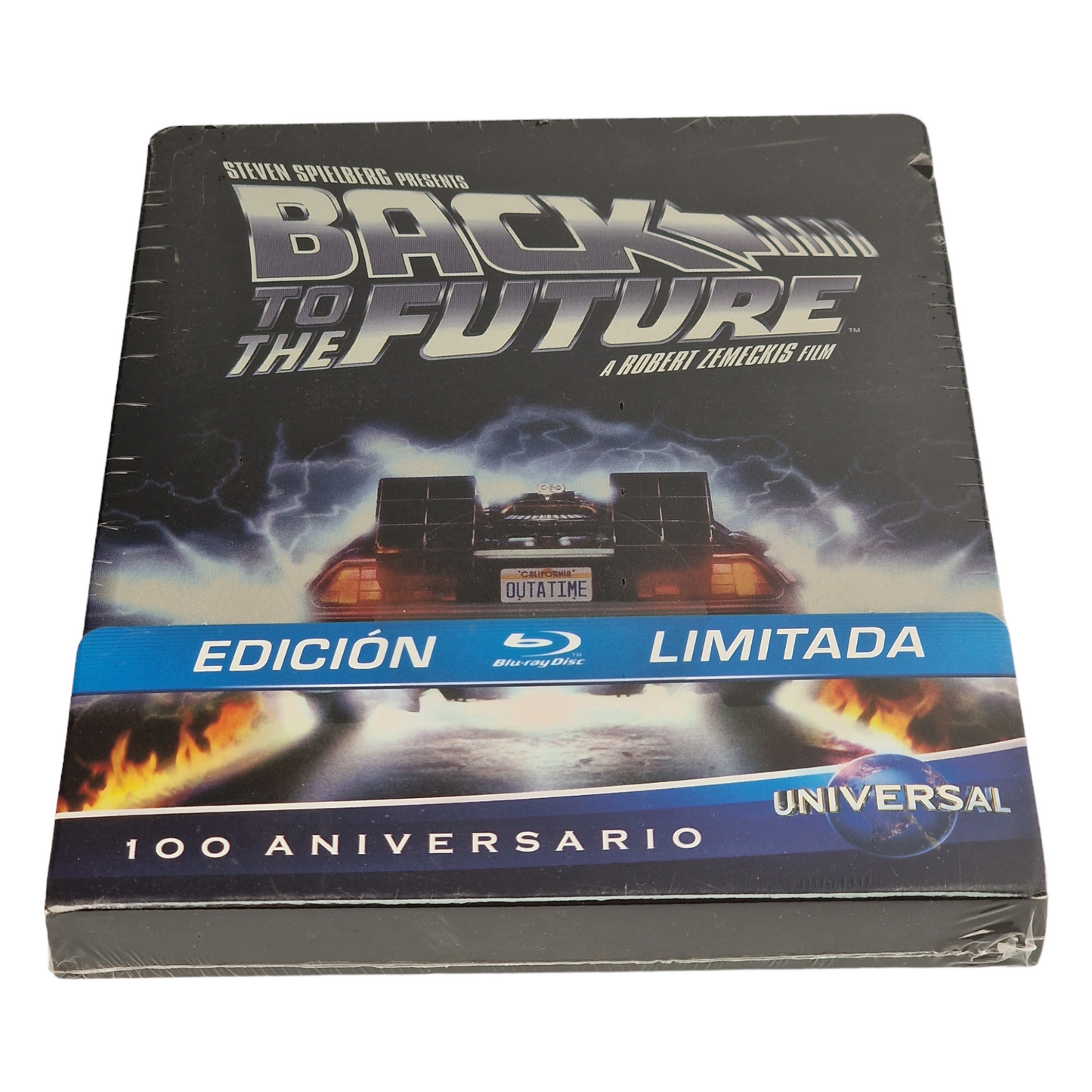 Retour vers le futur Blu-ray SteelBook Robert Zemeckis-Michael J. Fox 2012 B-A
