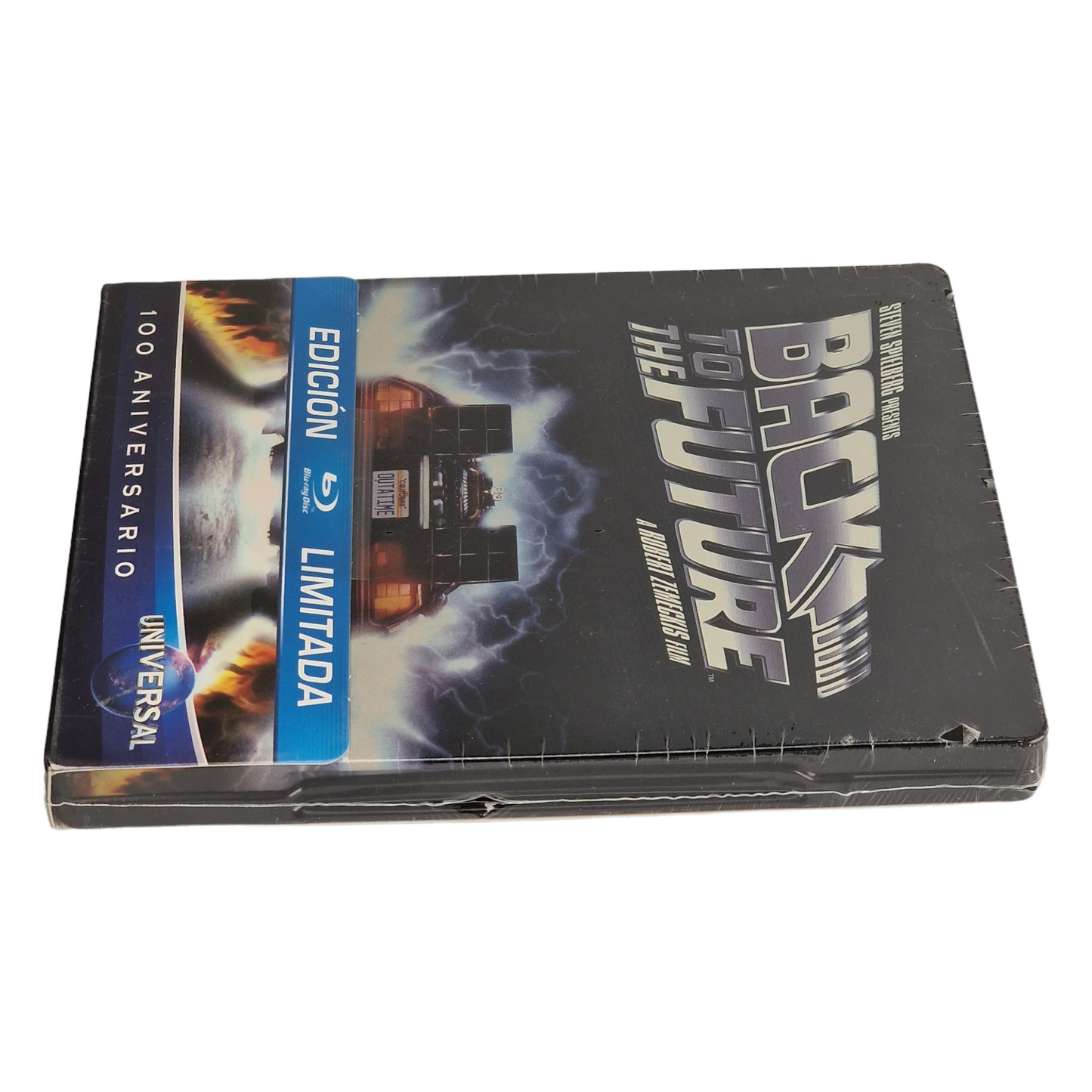 Retour vers le futur Blu-ray SteelBook Robert Zemeckis-Michael J. Fox 2012 B-A