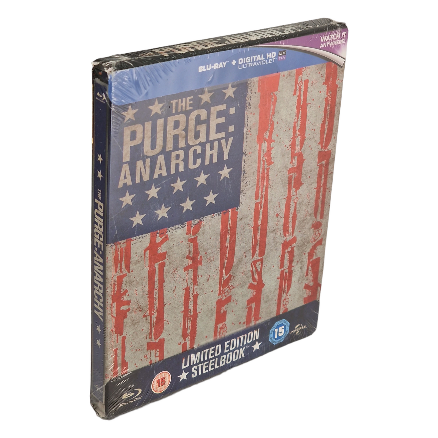 The Purge: Anarchy SteelBook Blu-ray Zavvi Edition limitée 2014 Région Libre