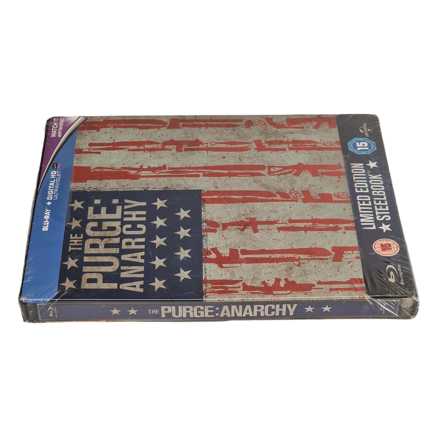 The Purge: Anarchy SteelBook Blu-ray Zavvi Edition limitée 2014 Région Libre