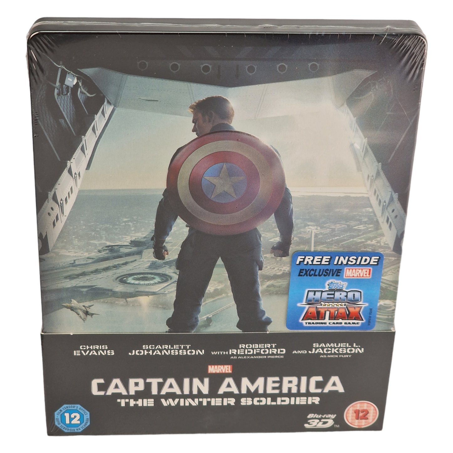 Captain America:The Winter Soldier Blu-ray 3D +2D SteelBook Zavvi Marvel Libre