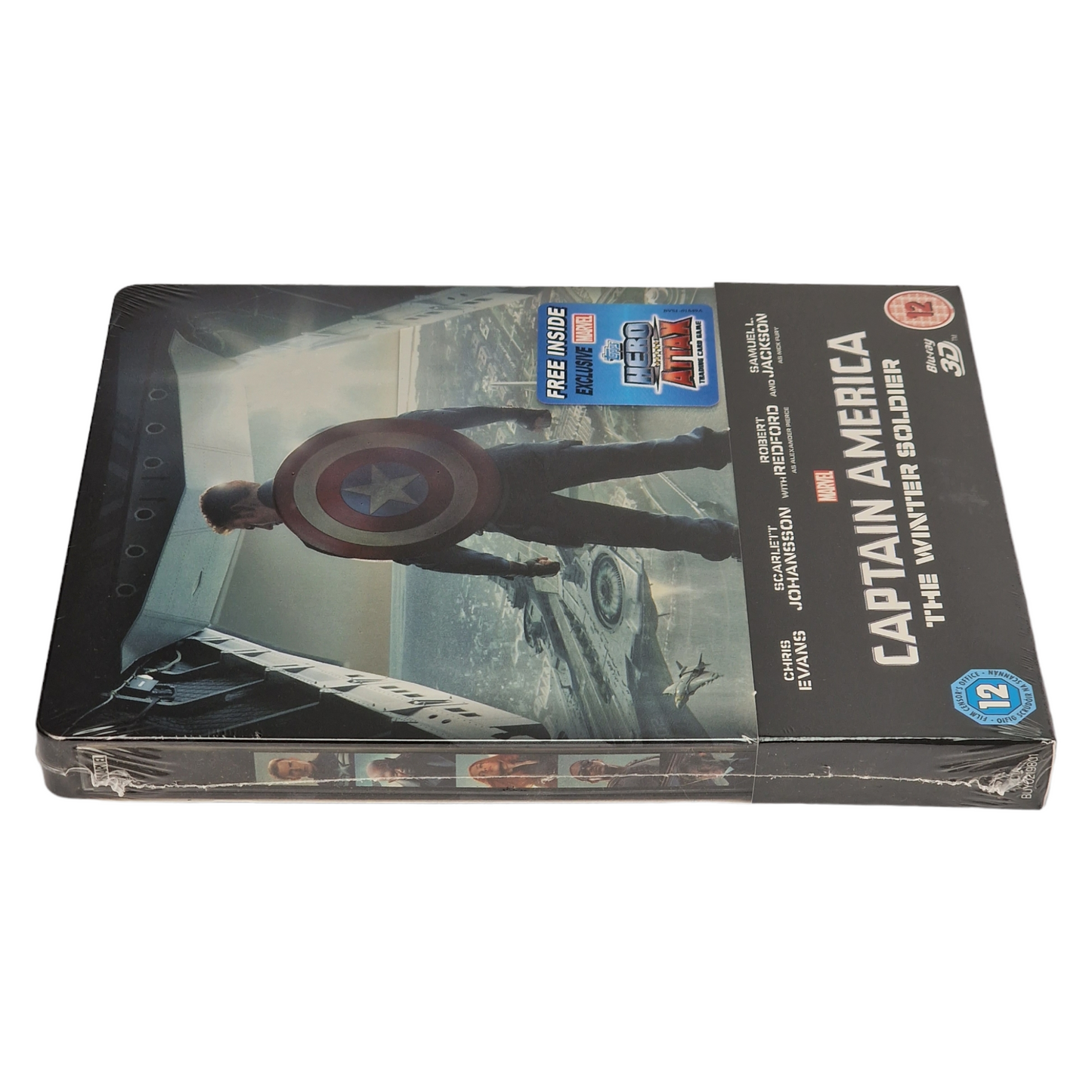 Captain America:The Winter Soldier Blu-ray 3D +2D SteelBook Zavvi Marvel Libre