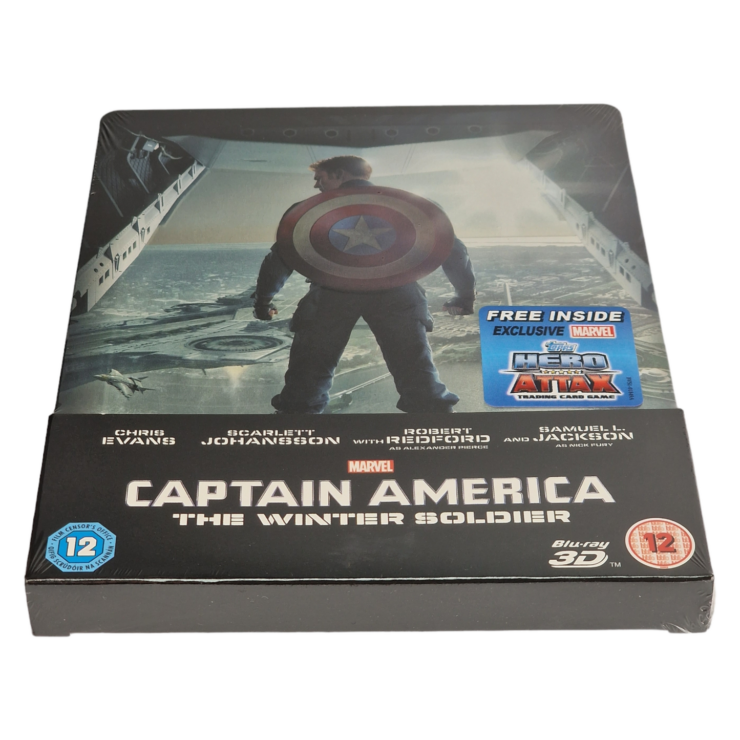 Captain America:The Winter Soldier Blu-ray 3D +2D SteelBook Zavvi Marvel Libre