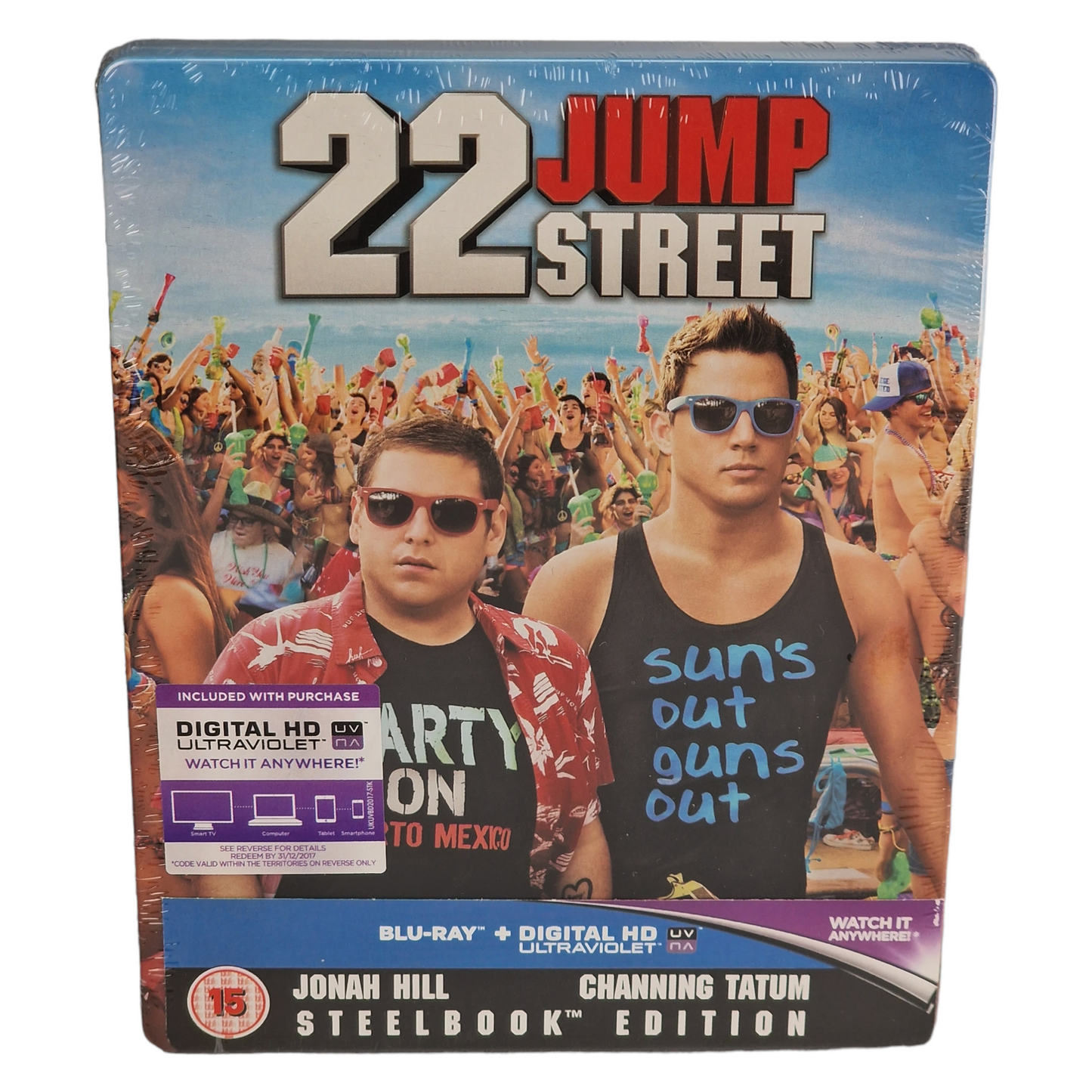 22 Jump Street Blu-ray SteelBook Zavvi édit 4000 Ex Jonah Hil 2014 Zone Libre