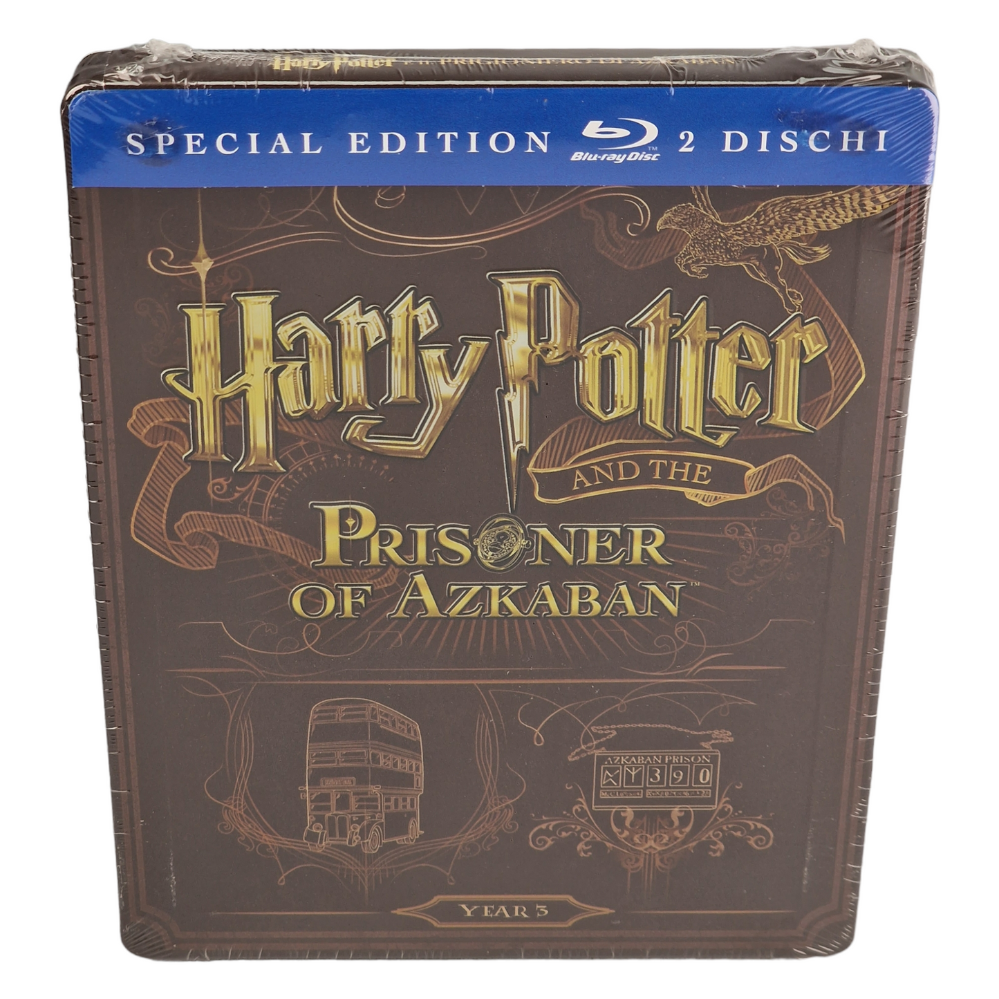 Harry Potter et le Prisonnier d'Azkaban Blu-ray SteelBook Débossé (AN 3) Zone B
