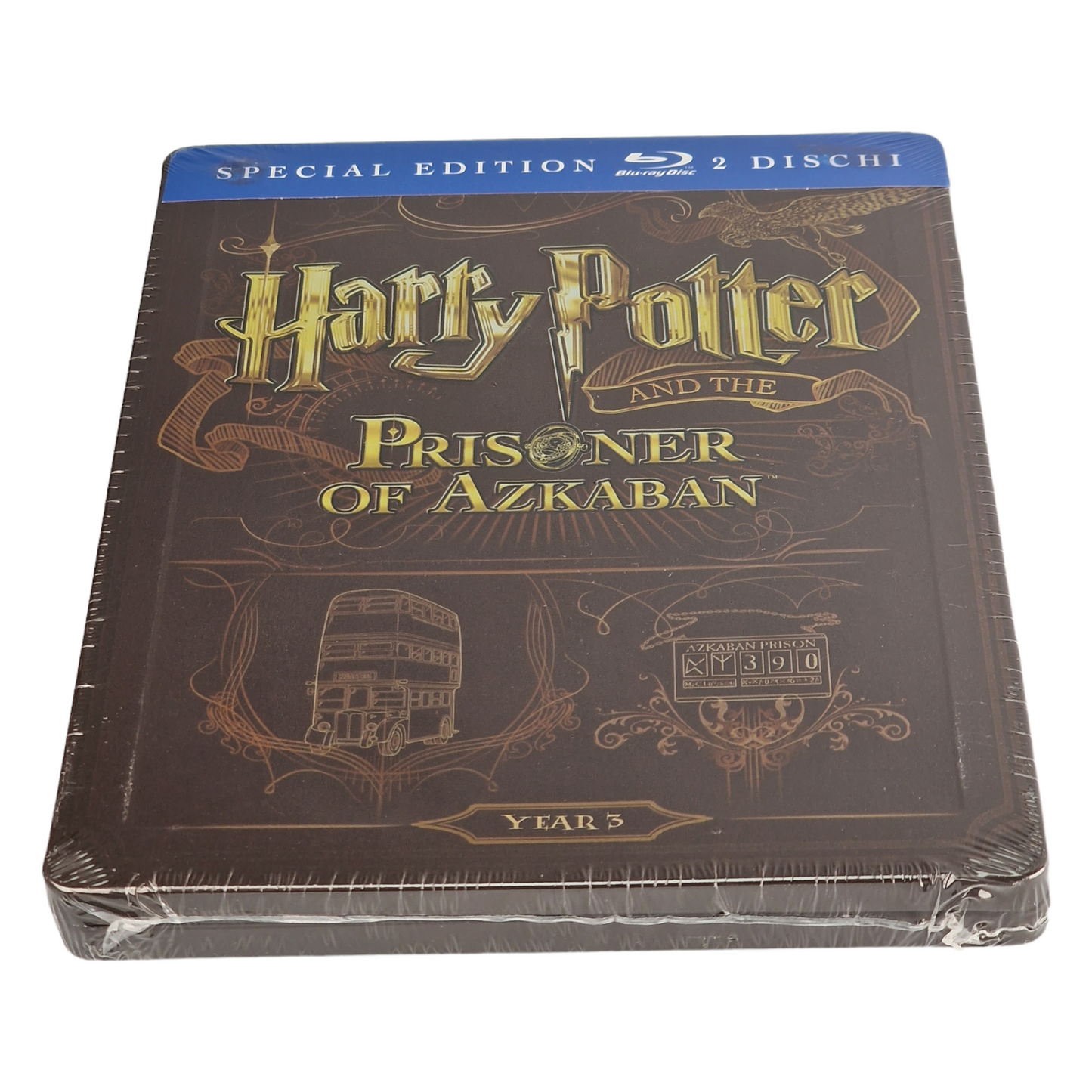 Harry Potter et le Prisonnier d'Azkaban Blu-ray SteelBook Débossé (AN 3) Zone B