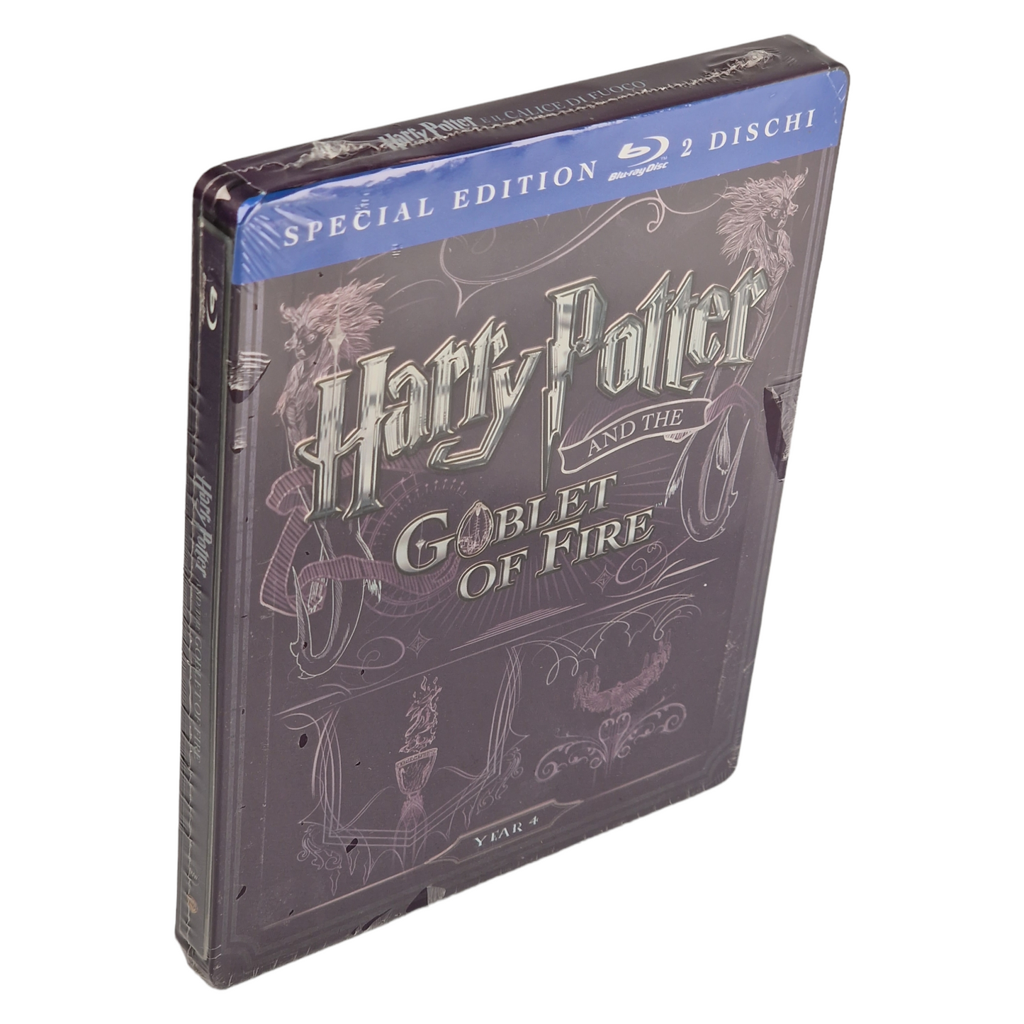 Harry Potter et la Coupe de feu Blu-ray SteelBook Débossé (AN 4) Zone B