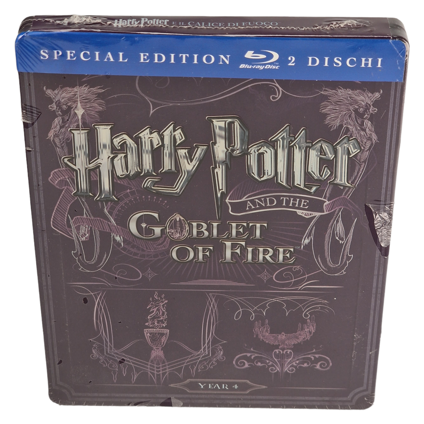 Harry Potter et la Coupe de feu Blu-ray SteelBook Débossé (AN 4) Zone B