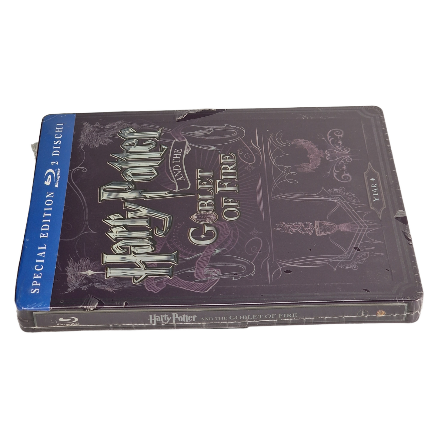 Harry Potter et la Coupe de feu Blu-ray SteelBook Débossé (AN 4) Zone B