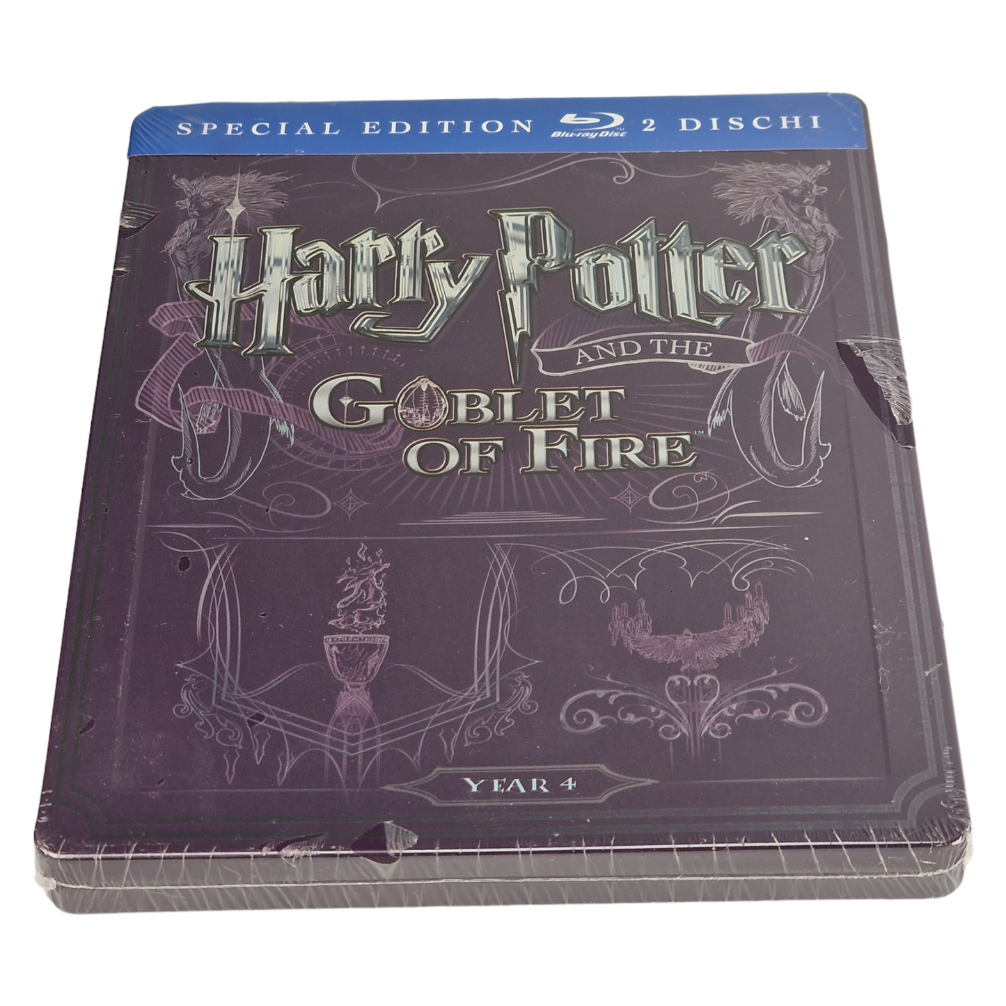 Harry Potter et la Coupe de feu Blu-ray SteelBook Débossé (AN 4) Zone B