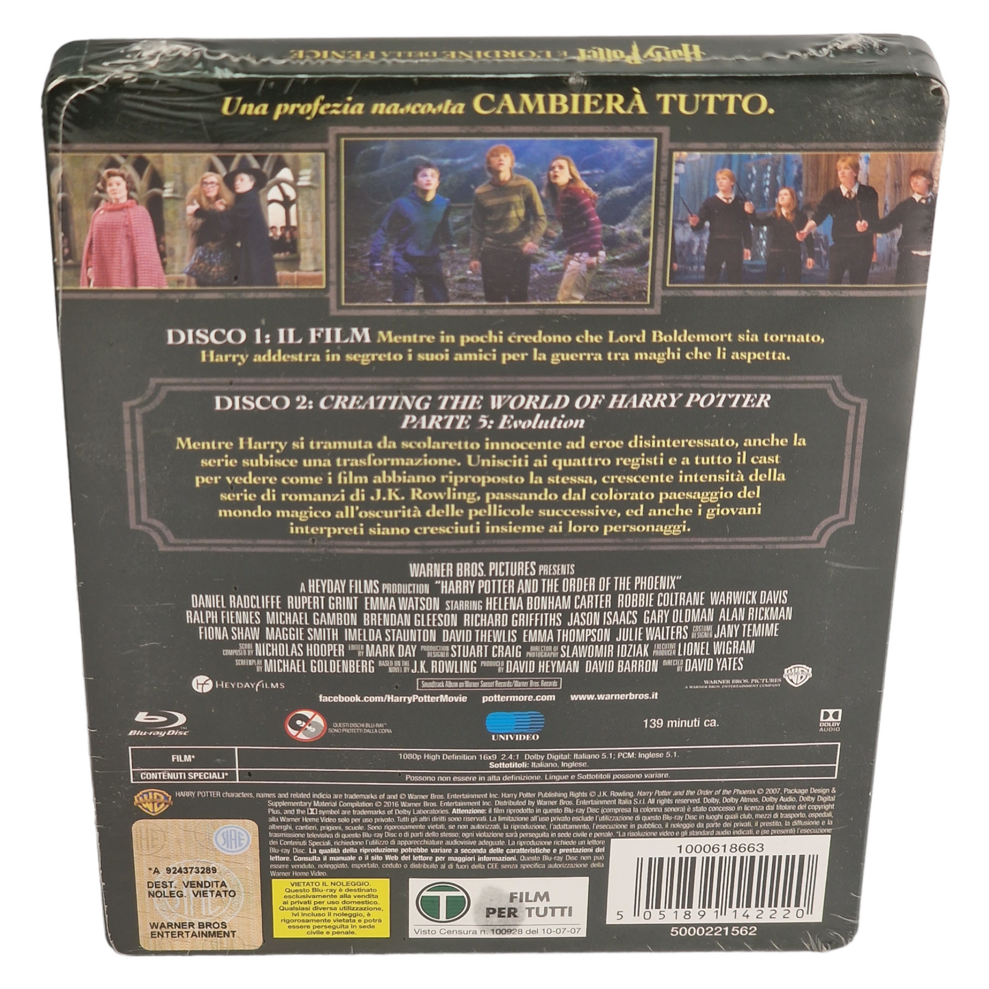 Harry Potter et l'Ordre du Phénix SteelBook Débossé (AN 5) Zone B