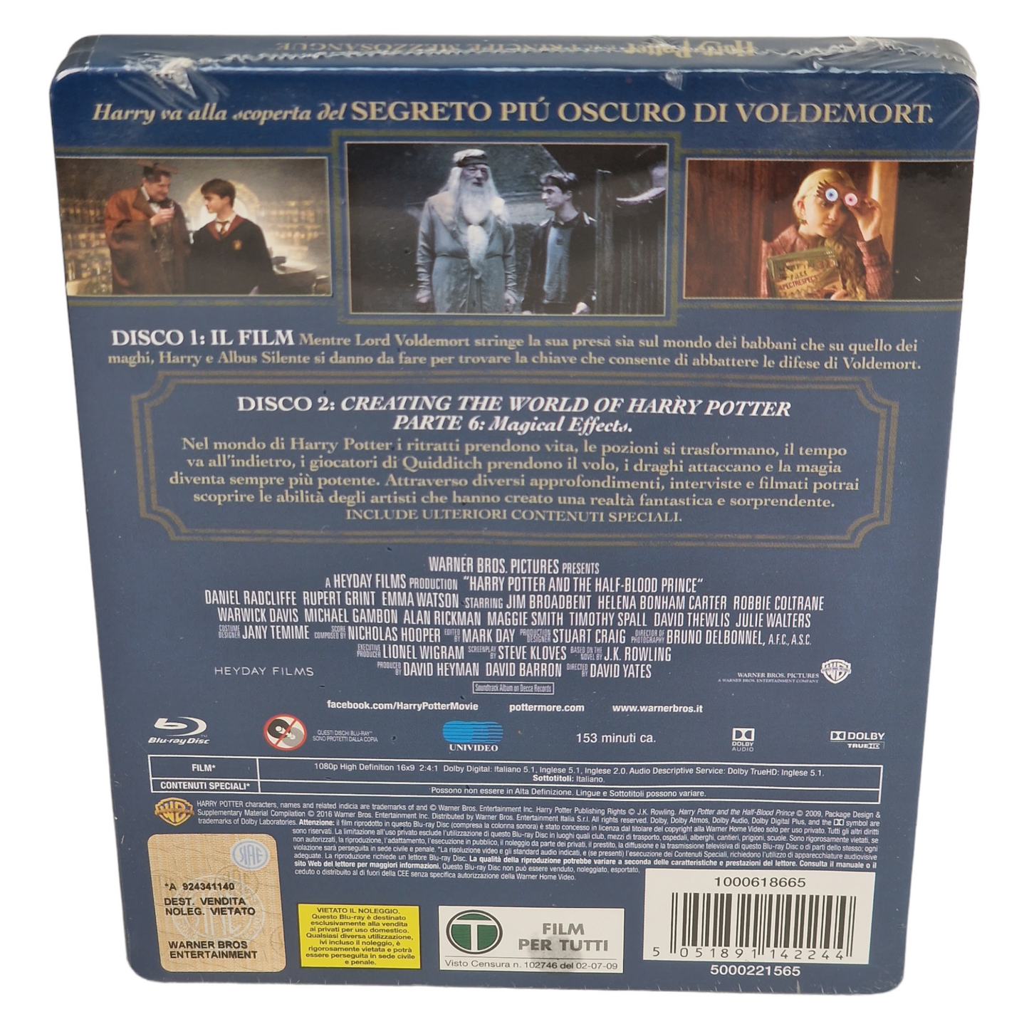 Harry Potter et le Prince de sang-mêlé SteelBook Débossé (AN 6) Zone B