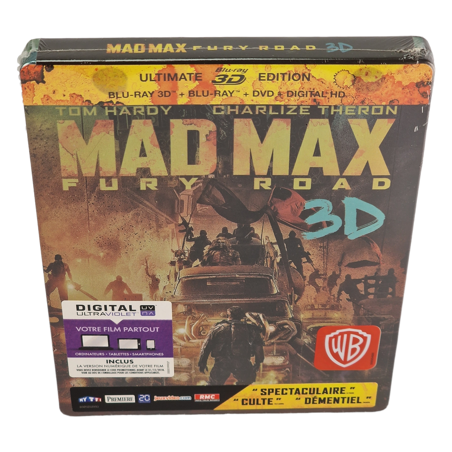 Mad Max: Fury Road SteelBook 3D + Blu-ray + DVD Limitée 2015 Fnac Zone Libre