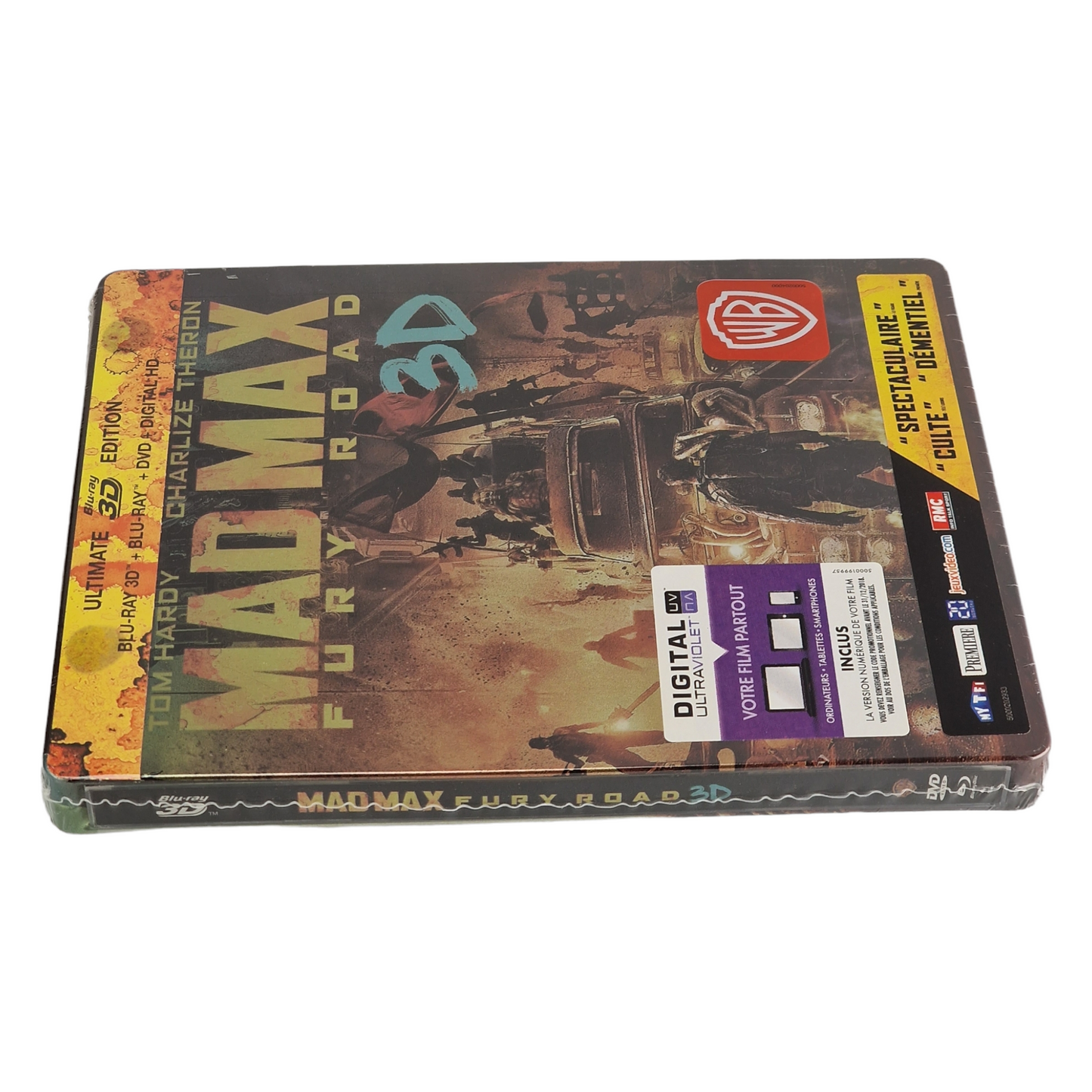 Mad Max: Fury Road SteelBook 3D + Blu-ray + DVD Limitée 2015 Fnac Zone Libre
