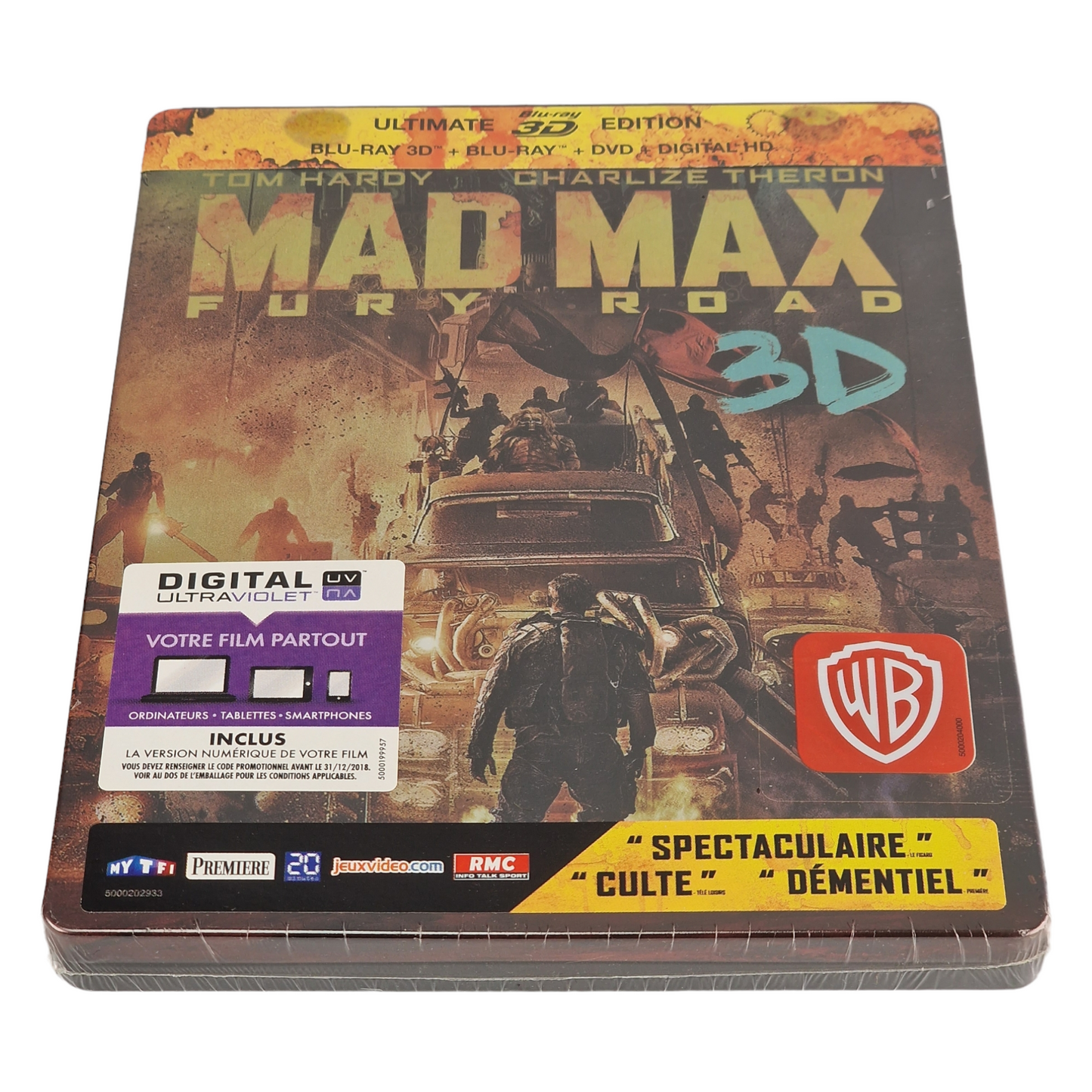 Mad Max: Fury Road SteelBook 3D + Blu-ray + DVD Limitée 2015 Fnac Zone Libre