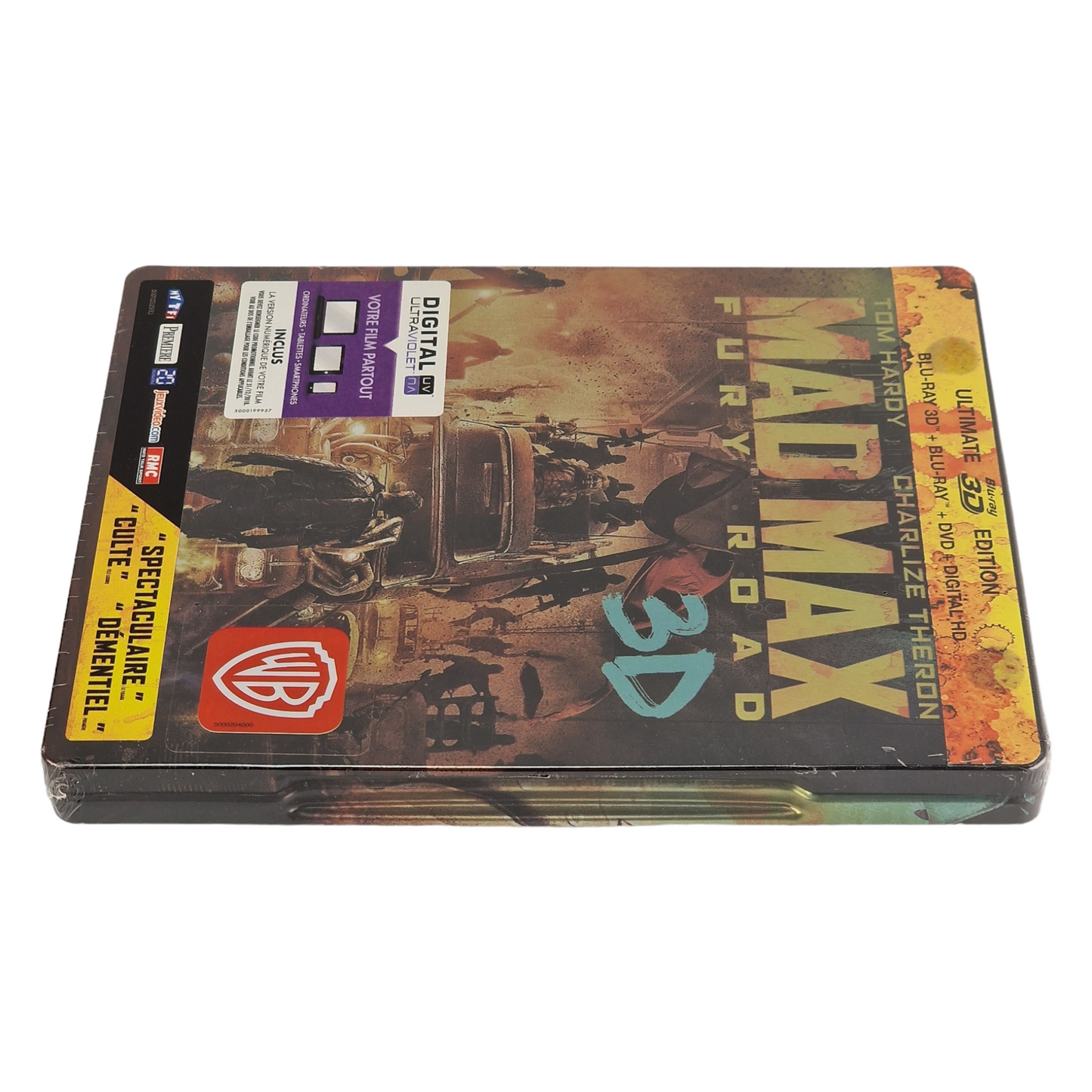 Mad Max: Fury Road SteelBook 3D + Blu-ray + DVD Limitée 2015 Fnac Zone Libre