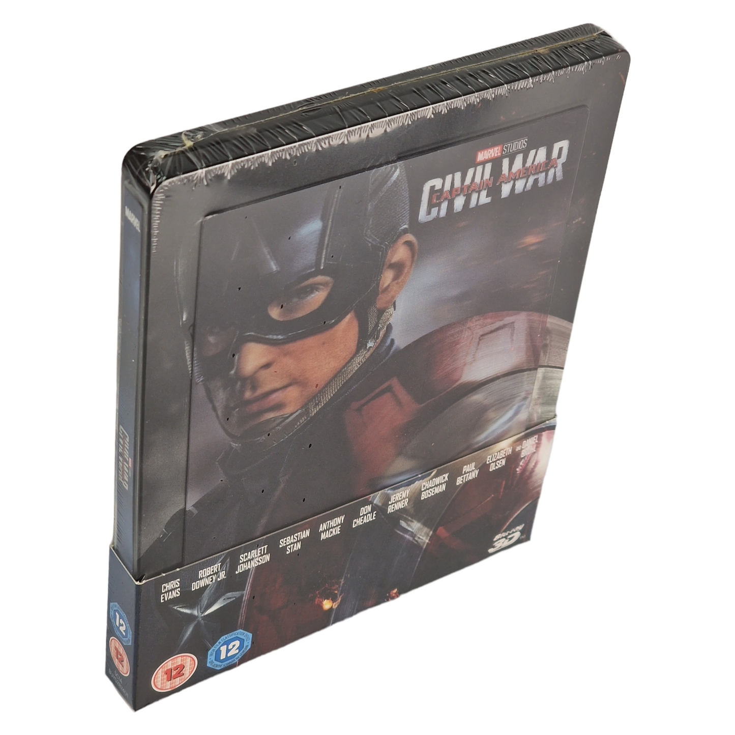 Captain America:Civil War Blu-ray 3D +2D SteelBook Zavvi Lenticulaire Zone Libre