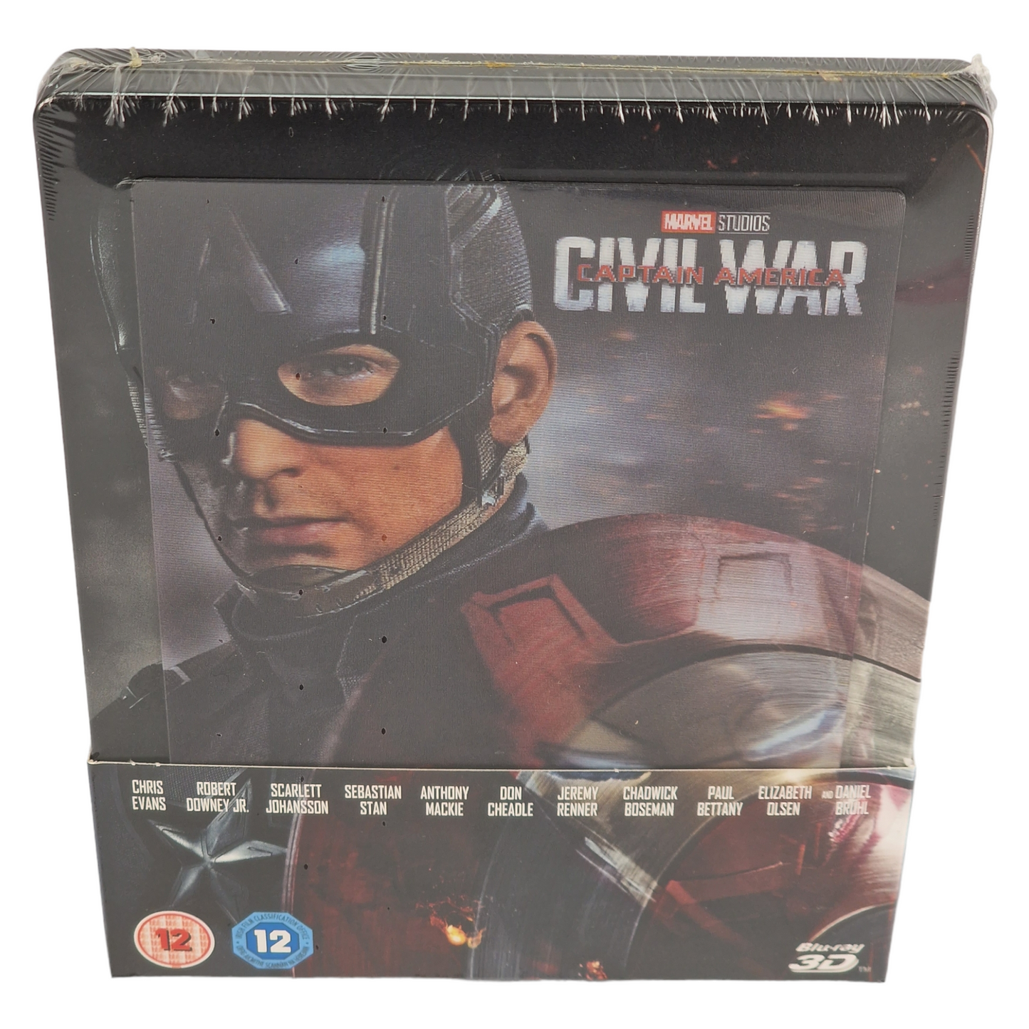 Captain America:Civil War Blu-ray 3D +2D SteelBook Zavvi Lenticulaire Zone Libre