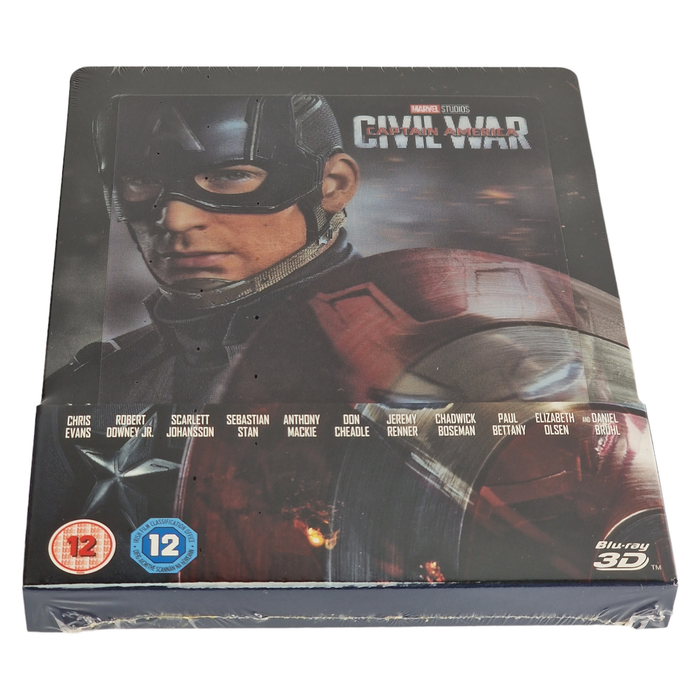 Captain America:Civil War Blu-ray 3D +2D SteelBook Zavvi Lenticulaire Zone Libre