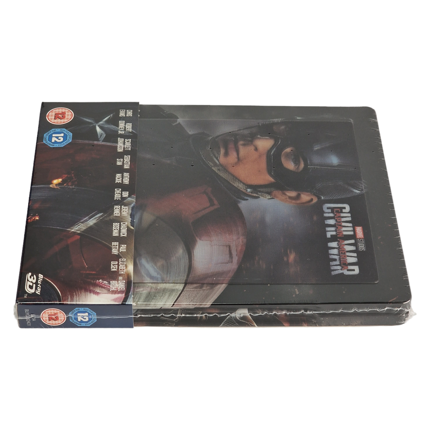 Captain America:Civil War Blu-ray 3D +2D SteelBook Zavvi Lenticulaire Zone Libre