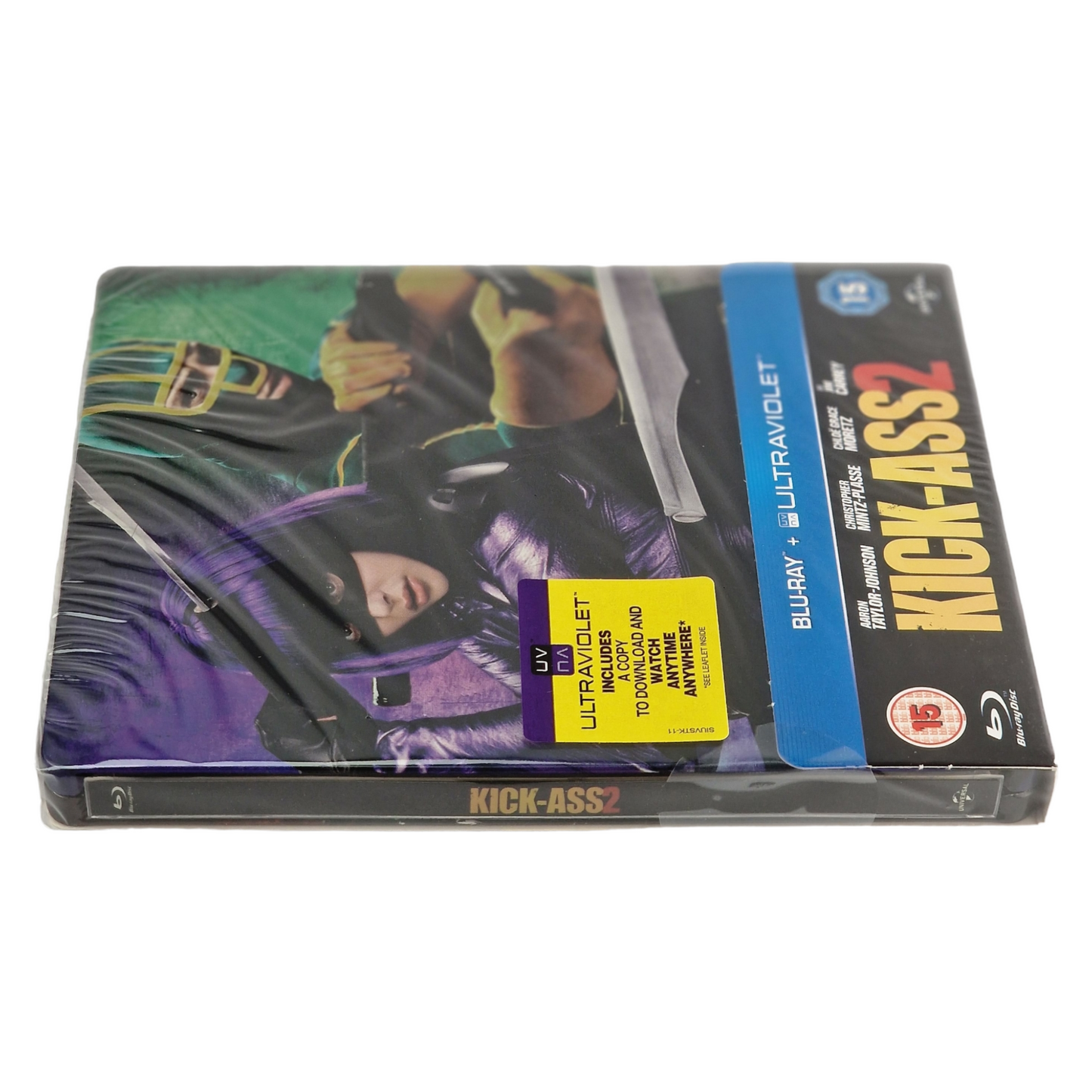 Kick-Ass 2 Blu-ray SteelBook Édition Limitée Taylor-Johnson 2013 Region Libre