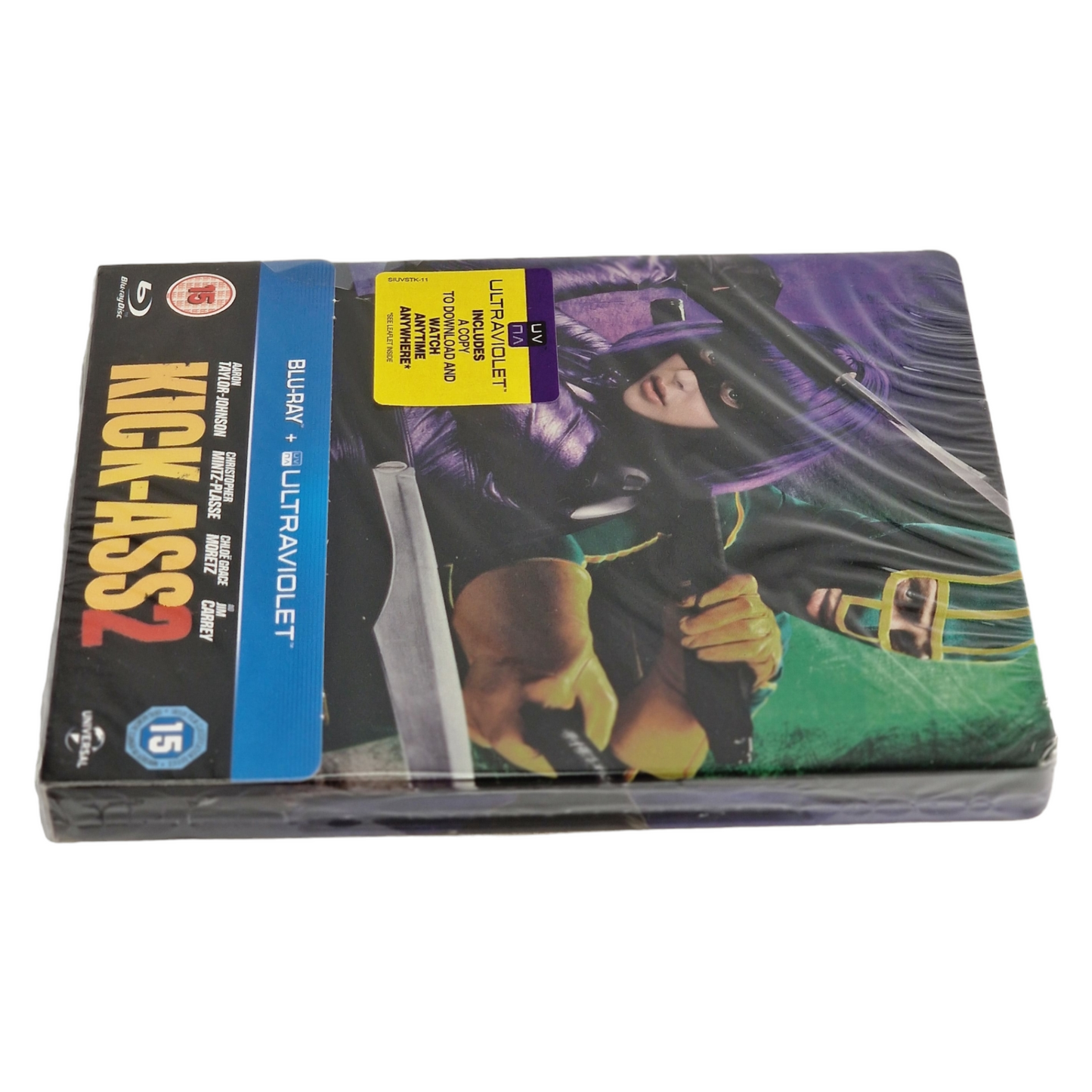 Kick-Ass 2 Blu-ray SteelBook Édition Limitée Taylor-Johnson 2013 Region Libre