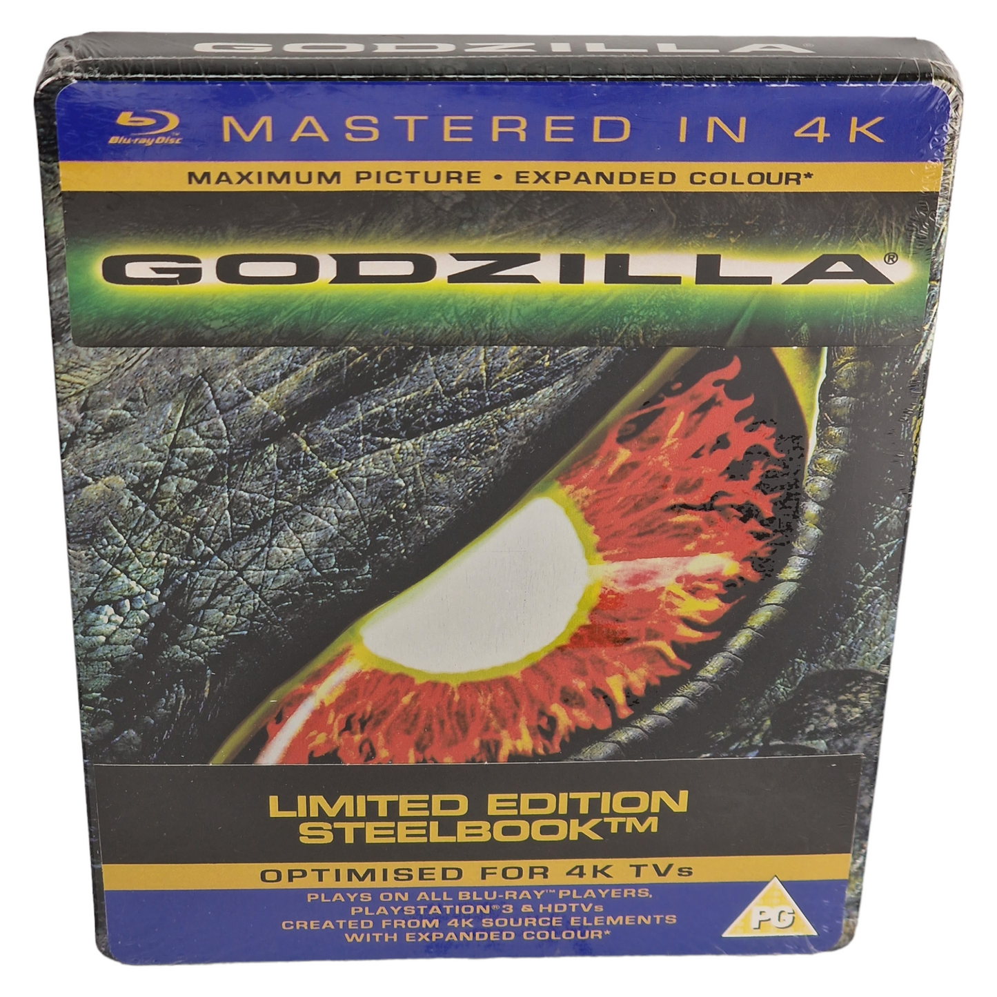 Godzilla SteelBook Blu-ray Zavvi Masterisé en 4K Limitée 4000Ex 2014 Libre