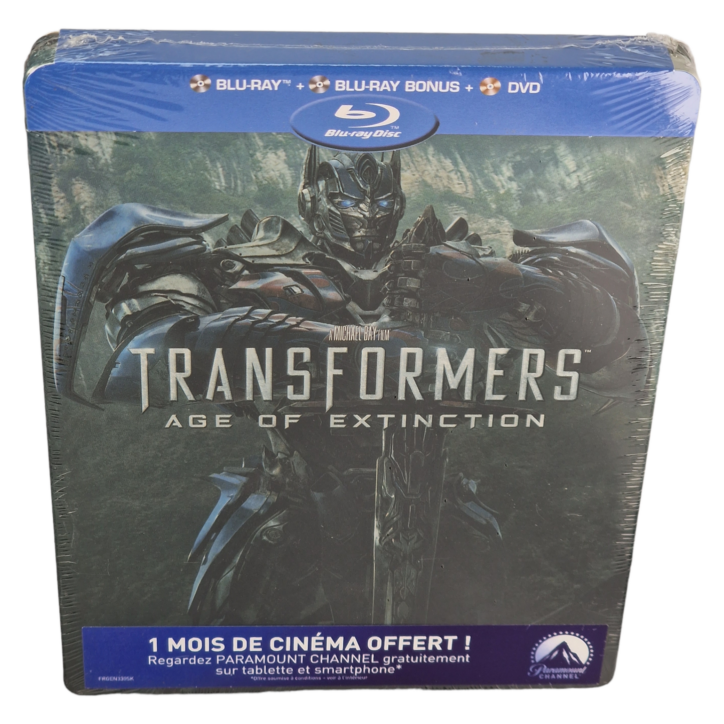 Transformers 4 :Age of Extinction SteelBook Débossé Blu-ray + DVD Limitée Zone B