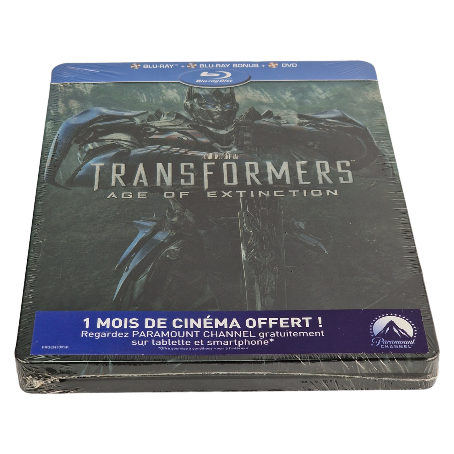 Transformers 4 :Age of Extinction SteelBook Débossé Blu-ray + DVD Limitée Zone B