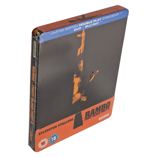 Rambo II : La Mission (1985) - SteelBook Blu-ray + DVD - Zone B + Zone 2 - vue 2