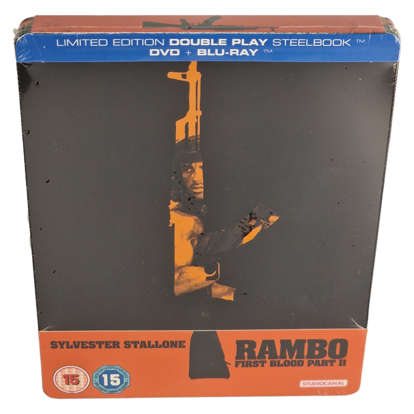 Rambo: First Blood Part II SteelBook Blu-ray +DVD Zavvi édition limitée 2013 Zone Libre