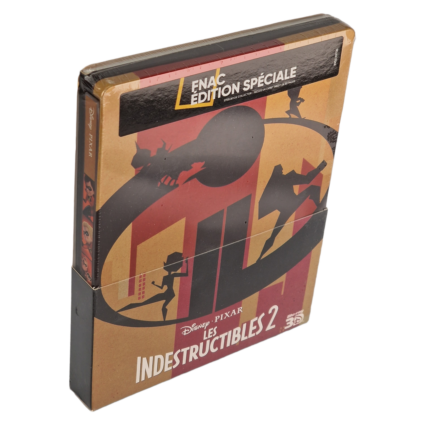 Les indestructibles 2 Steelbook Blu-ray 3D + 2D +Bonus Fnac Disney Region B