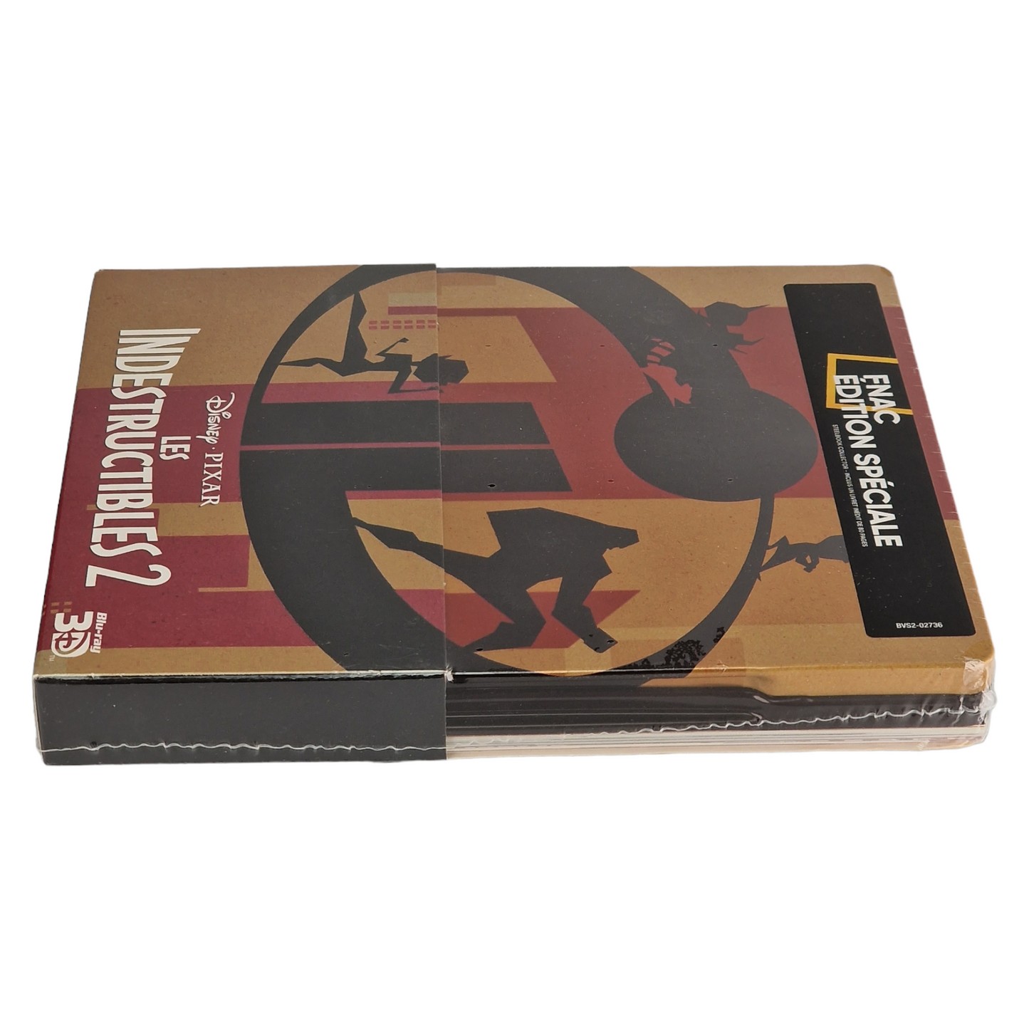 Les indestructibles 2 Steelbook Blu-ray 3D + 2D +Bonus Fnac Disney Region B