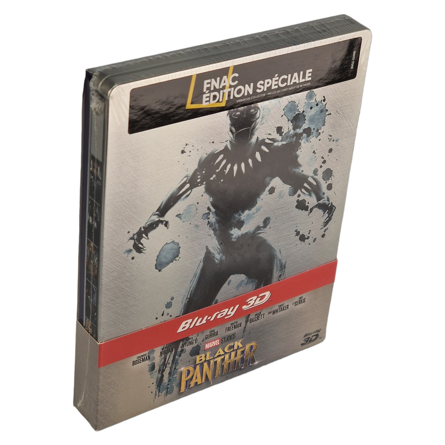 Black Panther Steelbook Blu-ray 3D + 2D + Livre Fnac Édition limitée Zone B