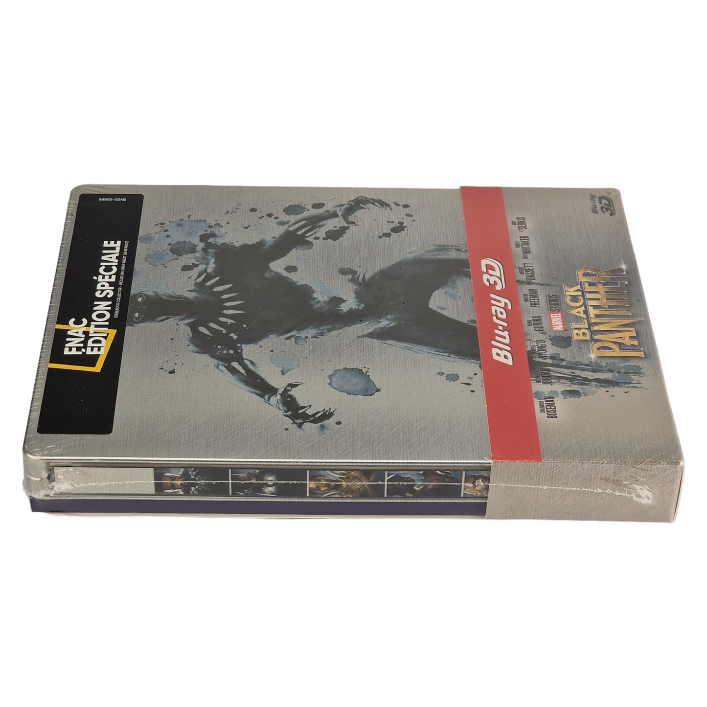 Black Panther Steelbook Blu-ray 3D + 2D + Livre Fnac Édition limitée Zone B