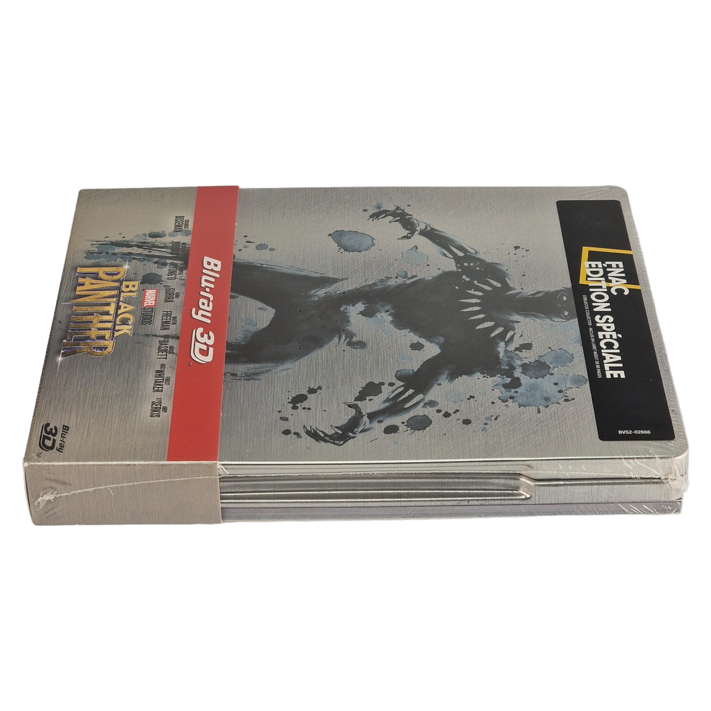 Black Panther Steelbook Blu-ray 3D + 2D + Livre Fnac Édition limitée Zone B