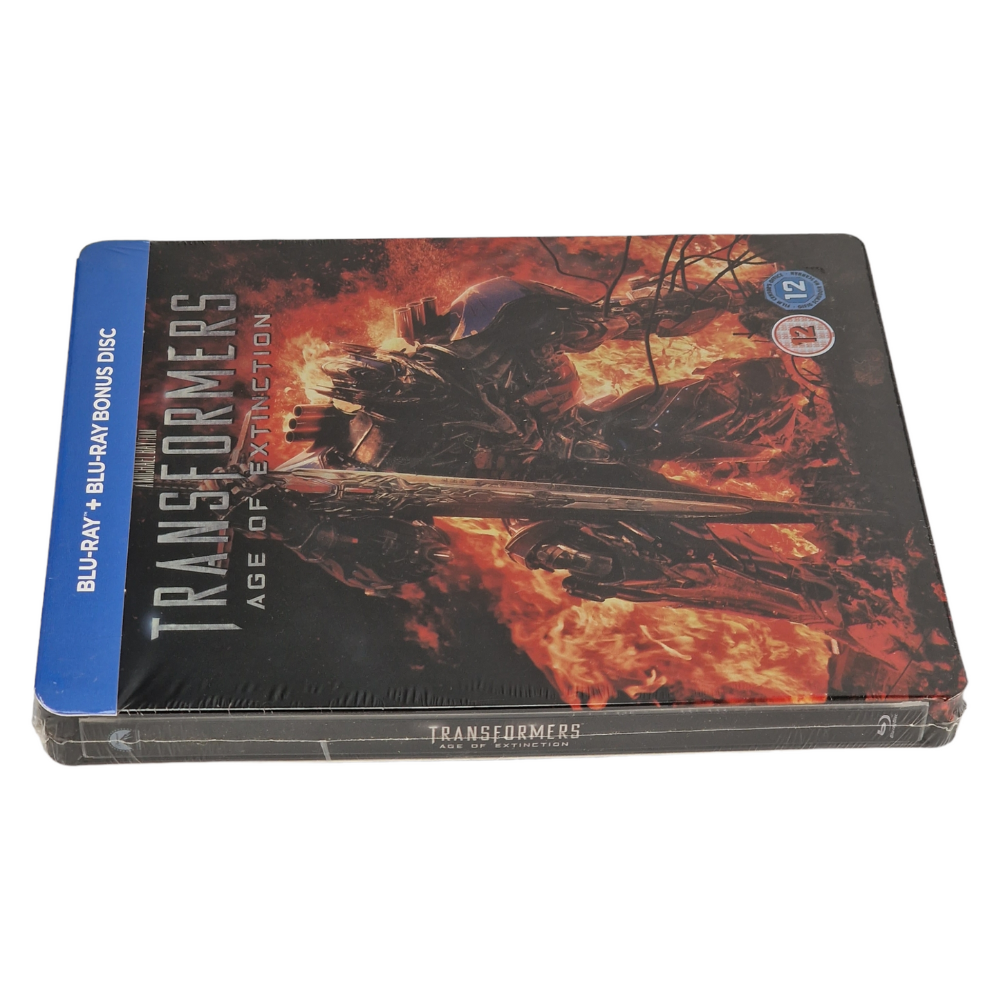Transformers 4: Age of Extinction Blu-ray +DVD Steelbook Débossé Mark Wahlberg B