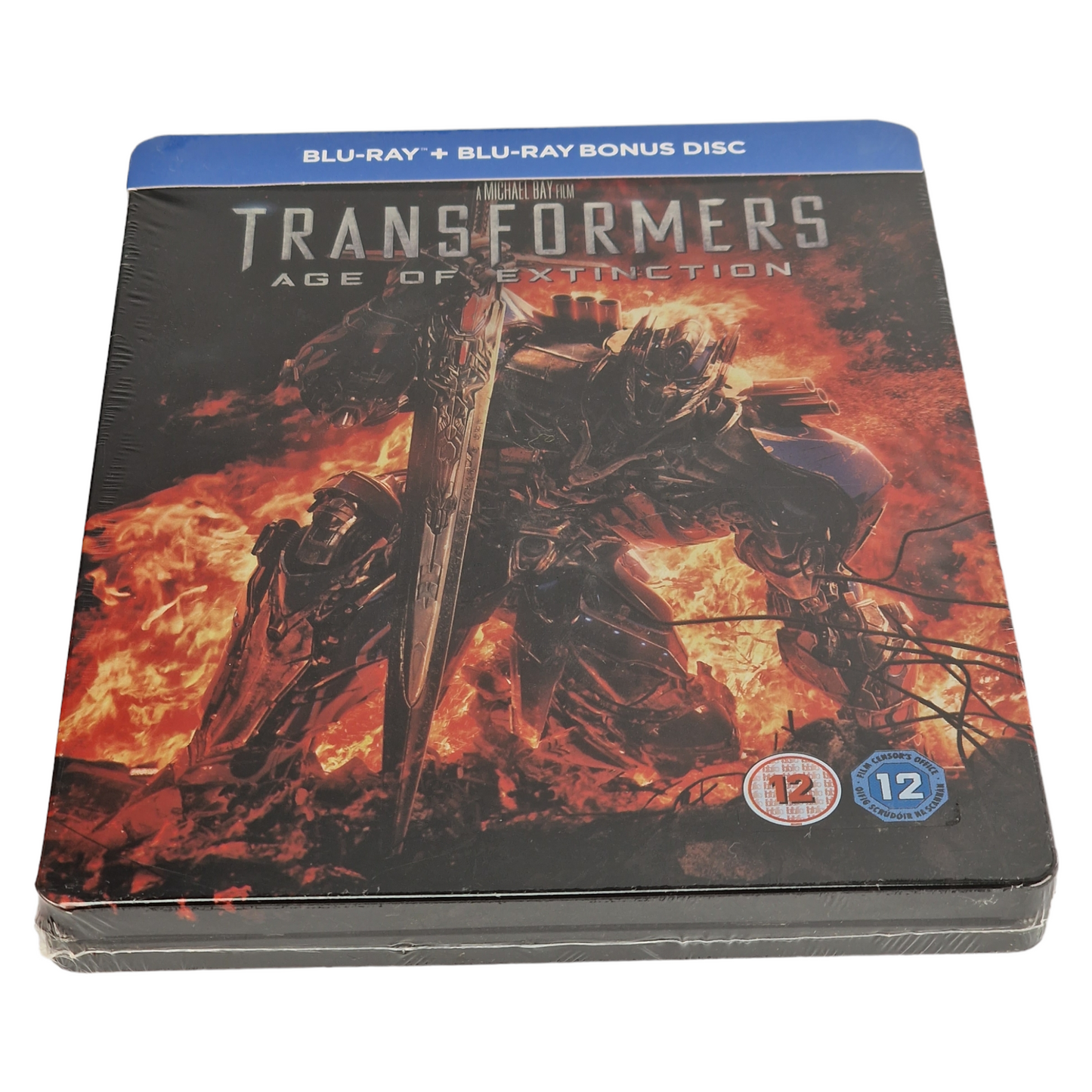 Transformers 4: Age of Extinction Blu-ray +DVD Steelbook Débossé Mark Wahlberg B