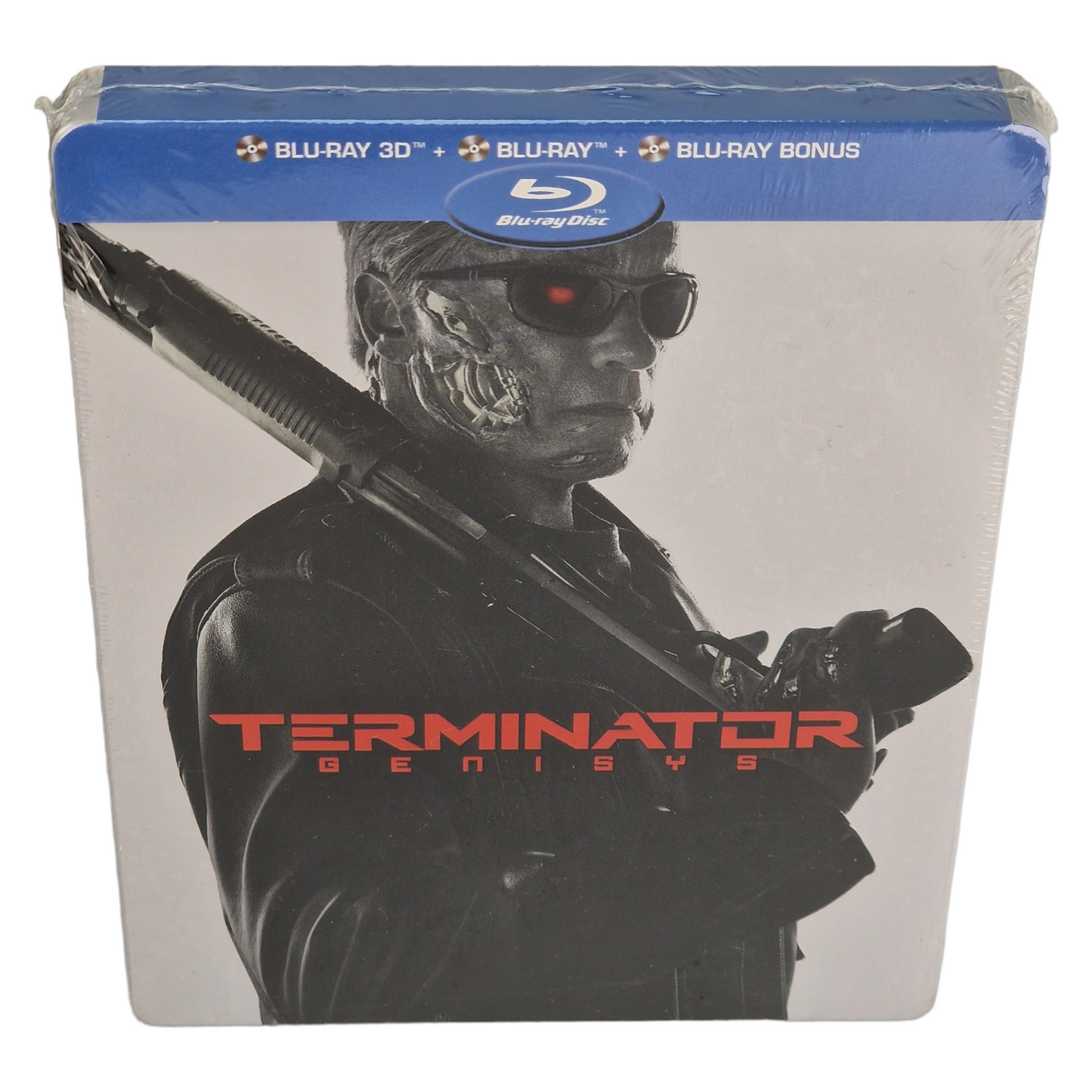 Terminator: Genisys Blu-ray 3D + Blu-ray Steelbook Edition Limitée 2015 Zone B