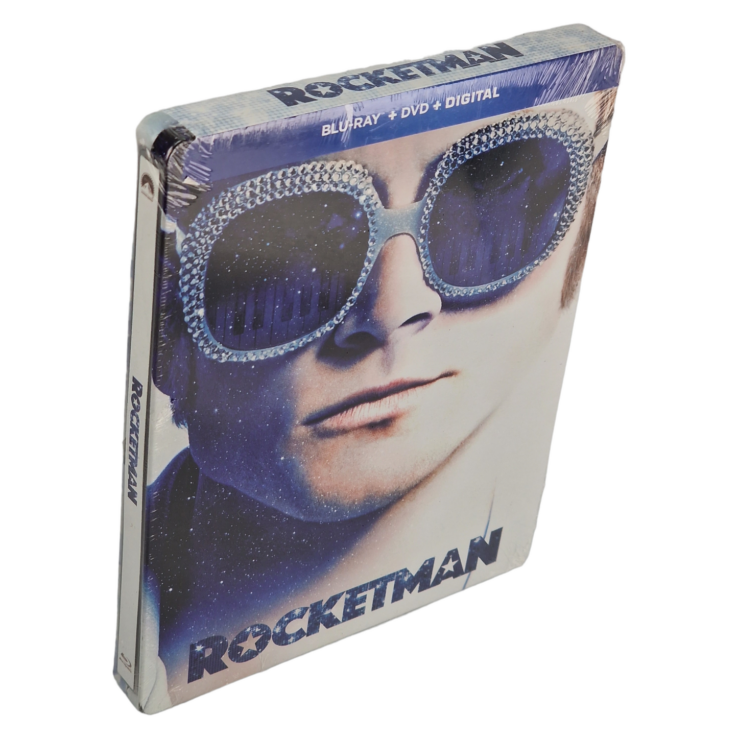 Rocketman Taron Egerton Blu-ray + DVD + Digital HD Steelbook 2019 Region A