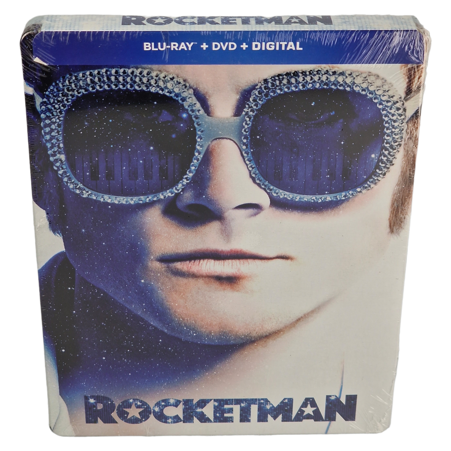 Rocketman Taron Egerton Blu-ray + DVD + Digital HD Steelbook 2019 Region A